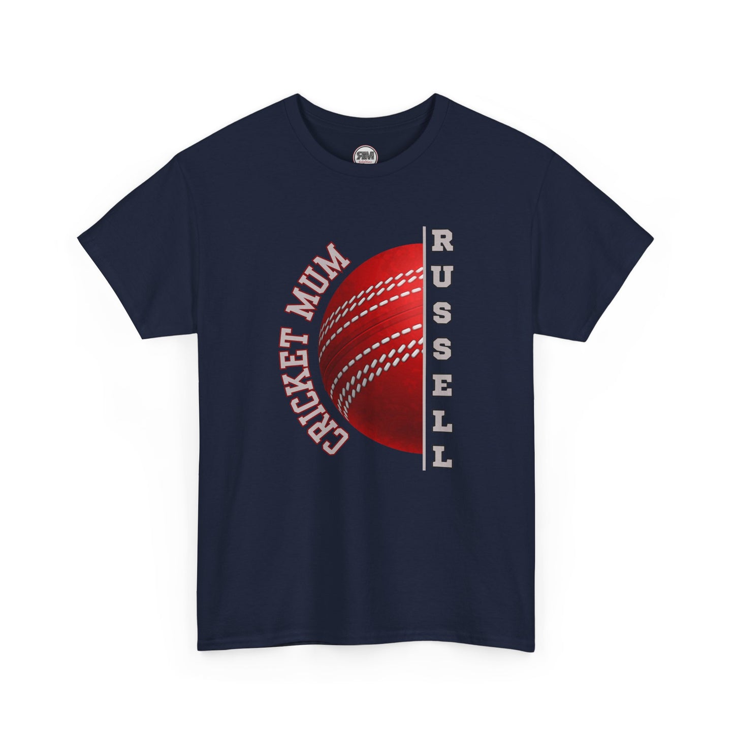 Personalised Cricket Mum T Shirt, Custom Name Gift for Cricket Loving Mothers