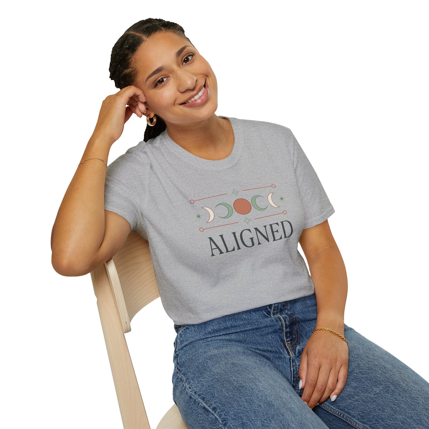 Aligned Moon Phase Unisex Tee