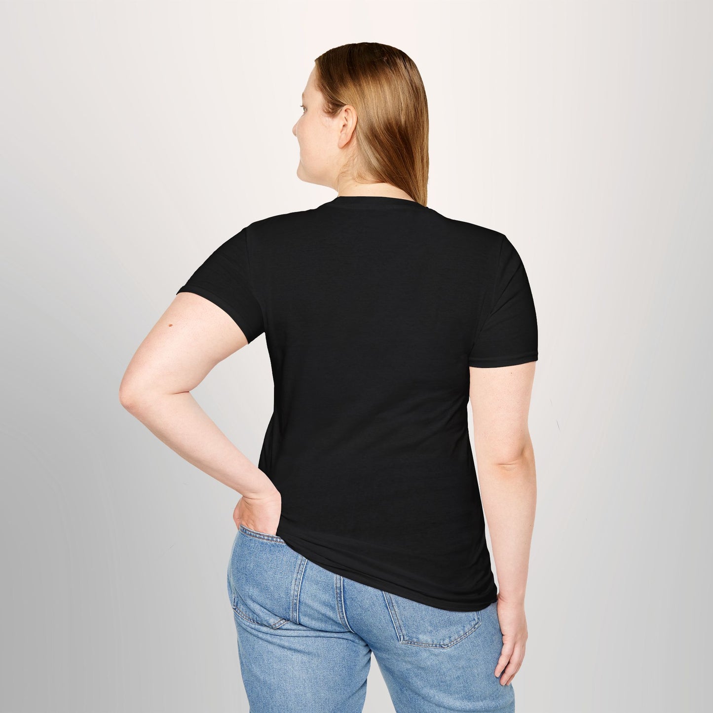 Black Cat in the Moonlight T-Shirt - Witchy Lunar Glow Tee