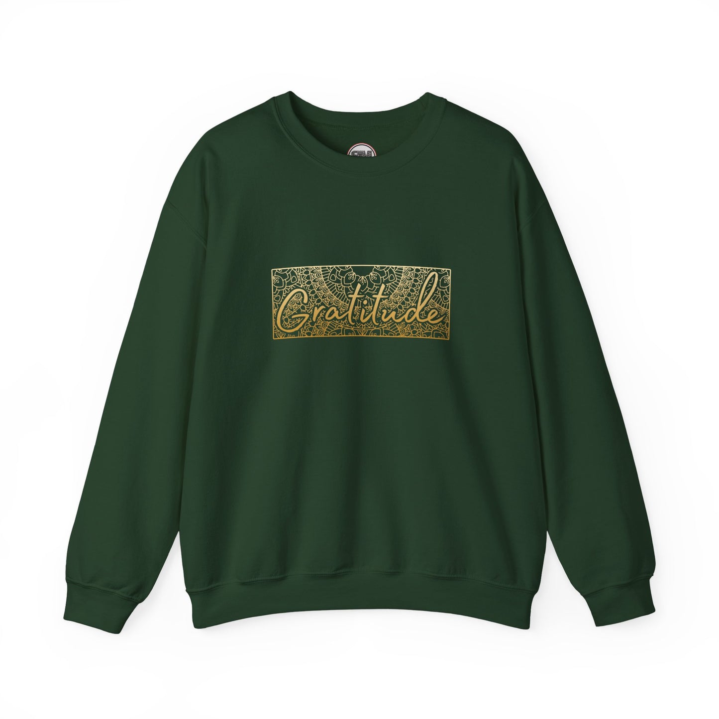 Gratitude Mandala Unisex Sweatshirt, Mindful Graphic Pullover