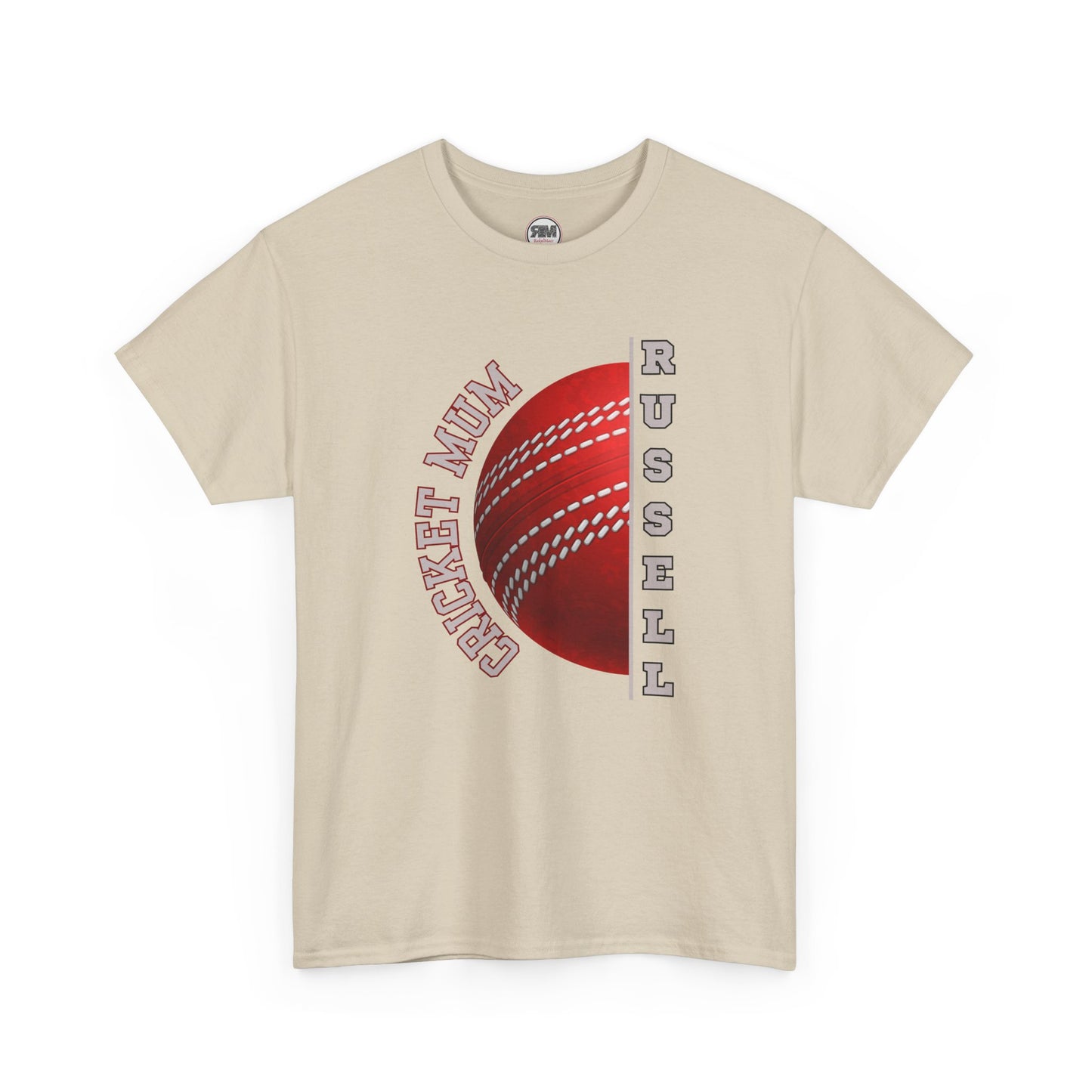 Personalised Cricket Mum T Shirt, Custom Name Gift for Cricket Loving Mothers