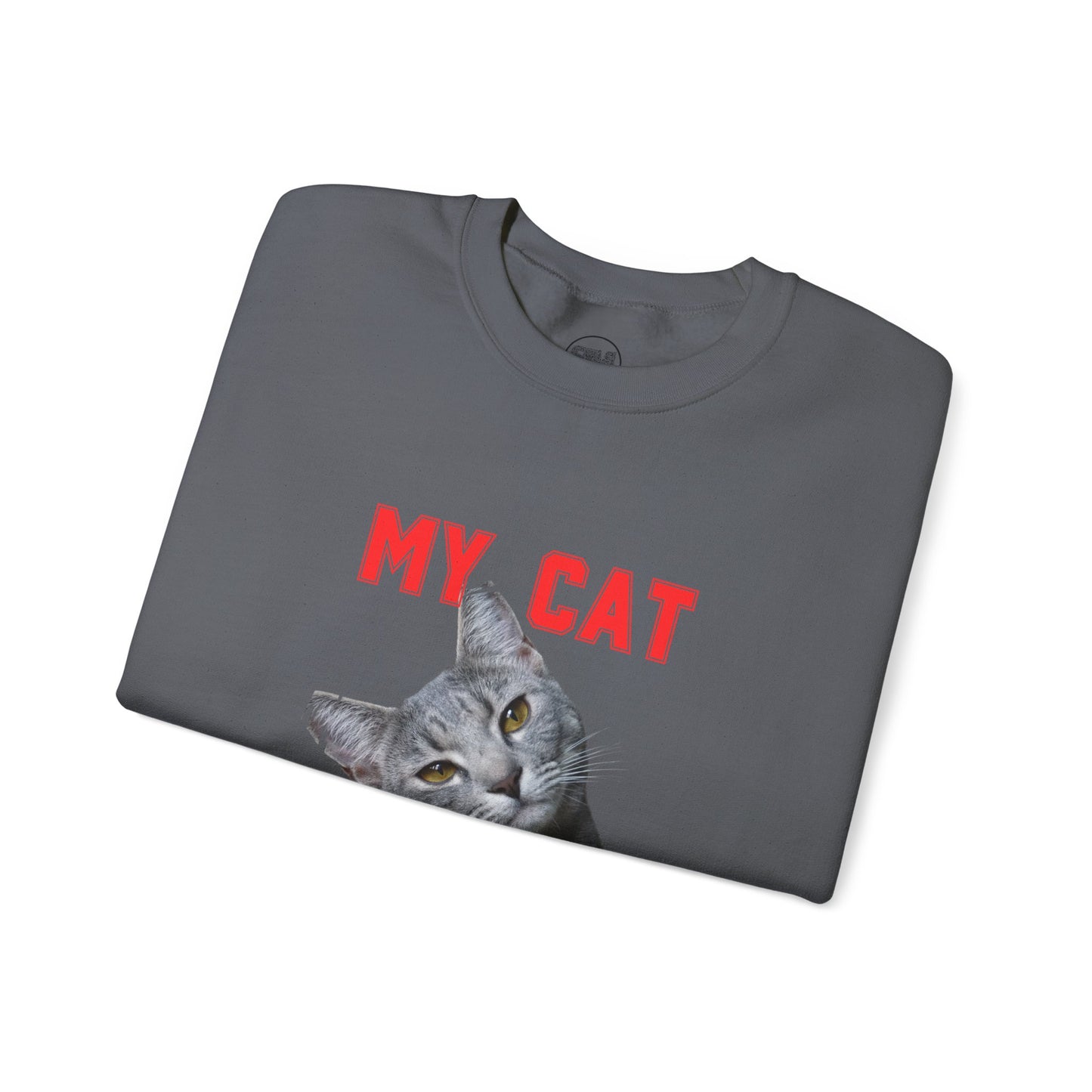 Custom My Cat or Dog Is My Valentine Sweatshirt, Personalized Pet Valentine Gift