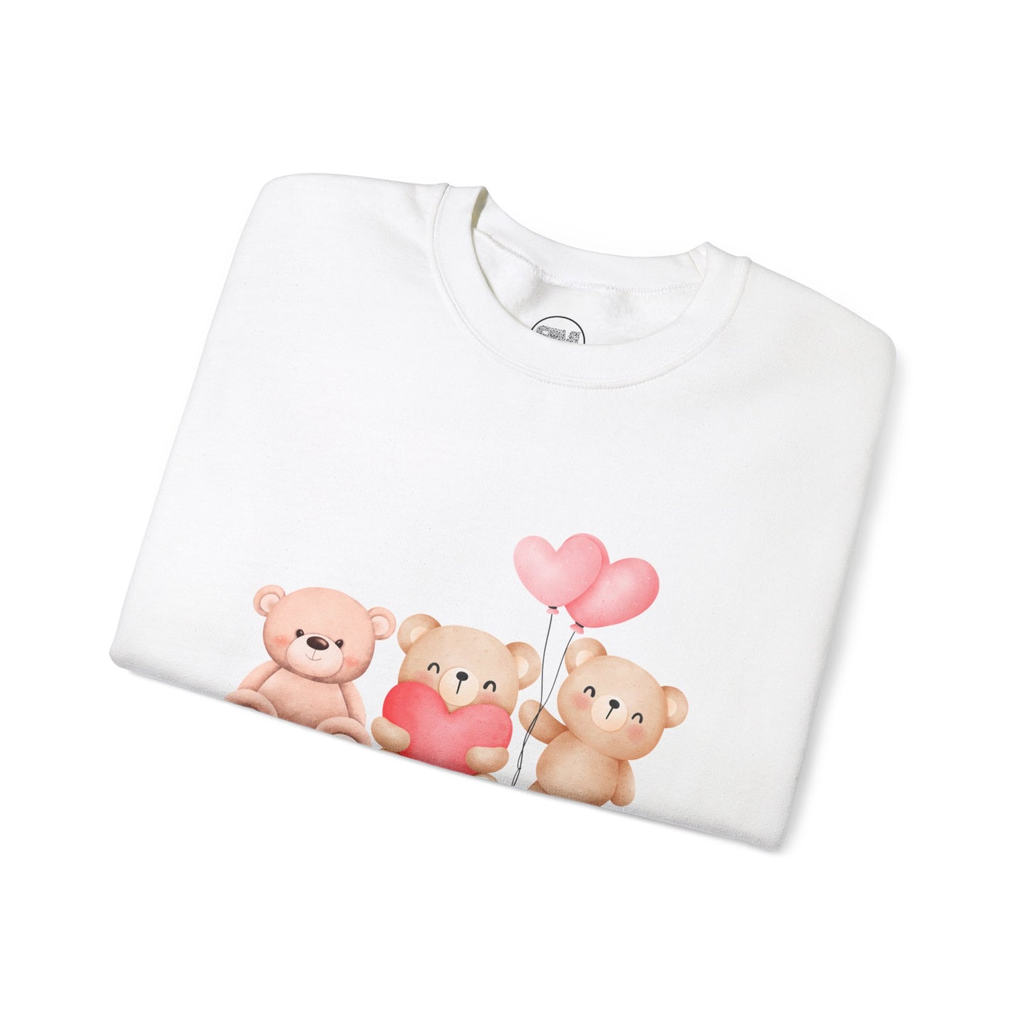 Teddy Bear Valentines Day Sweatshirt, Cute Valentine Pullover for Women