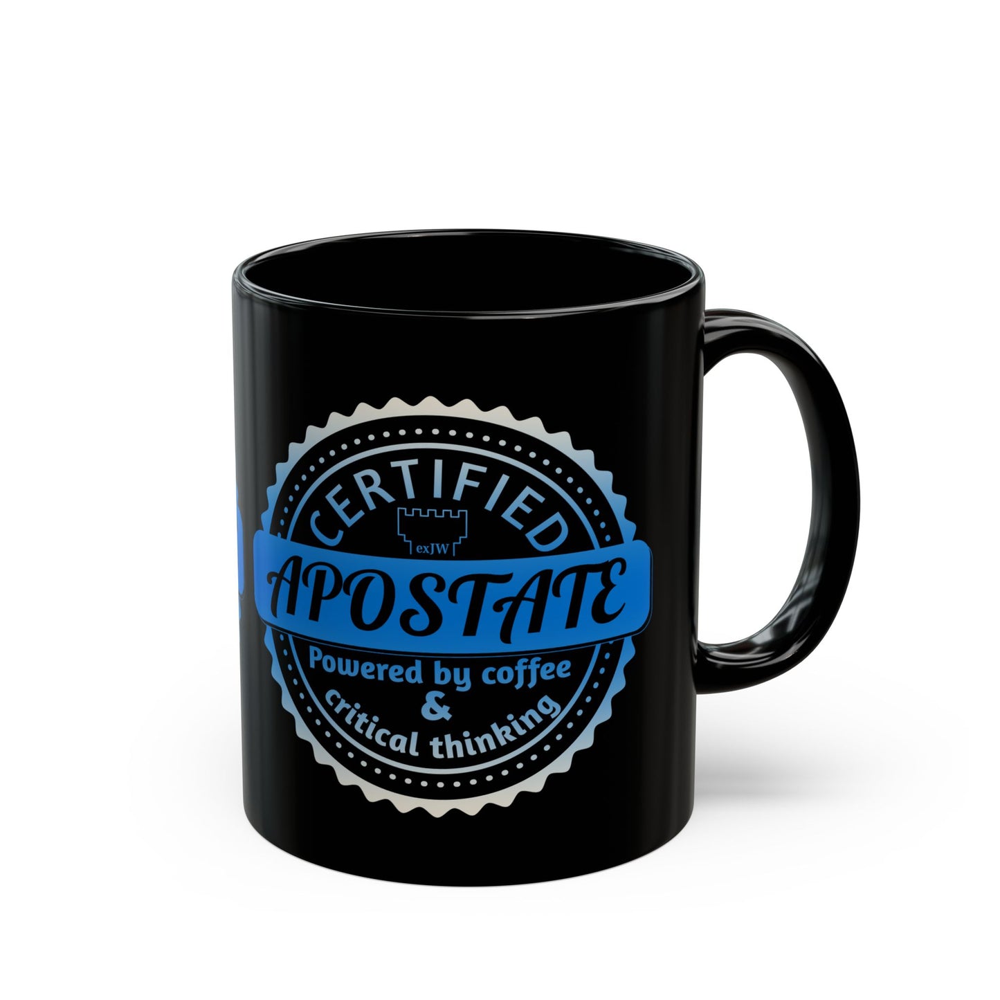 Certified Apostate Mug, Ex JW Coffee Cup, Cult Survivor Gift