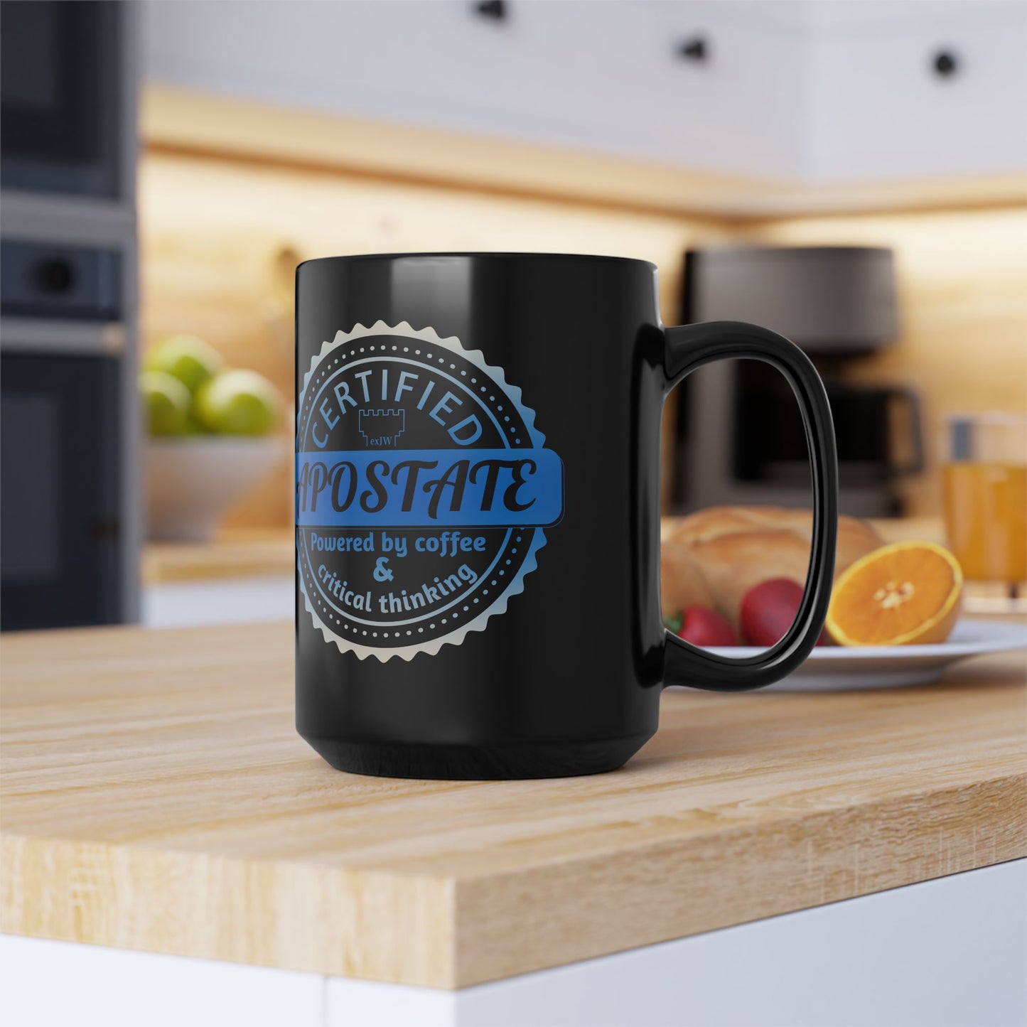 Certified Apostate Mug, Ex JW Coffee Cup, Cult Survivor Gift