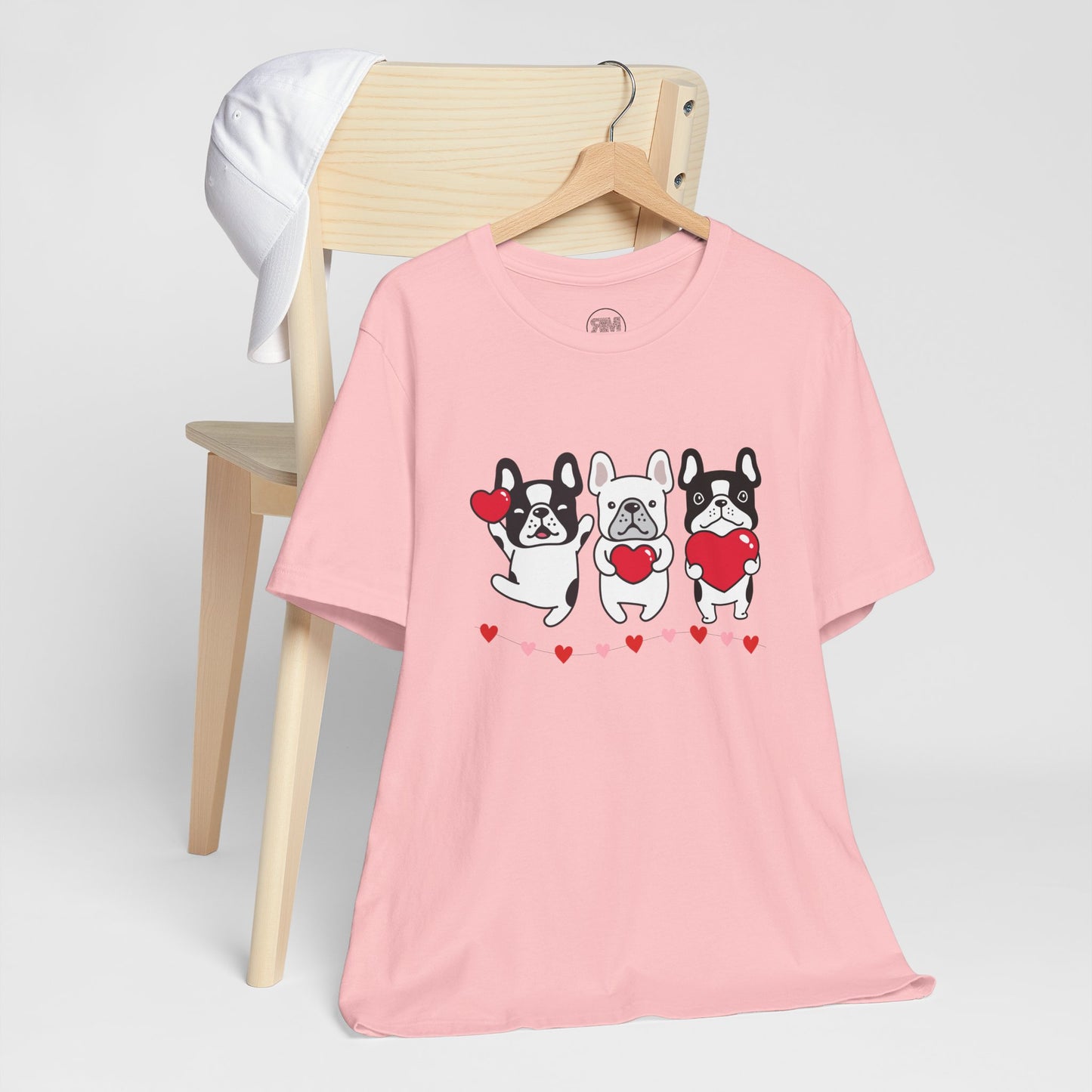French Bulldogs Valentines Day T Shirt, Cute Frenchie Love Tee