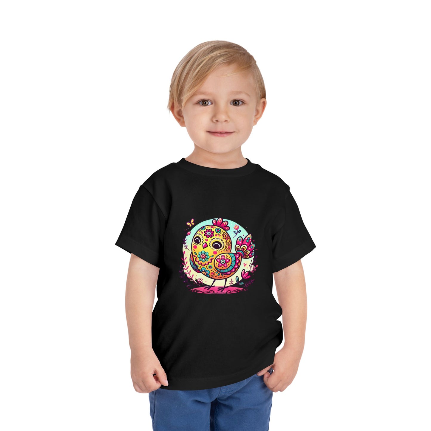 Calavera Sugar Skull Easter Chick Kid's Tshirt