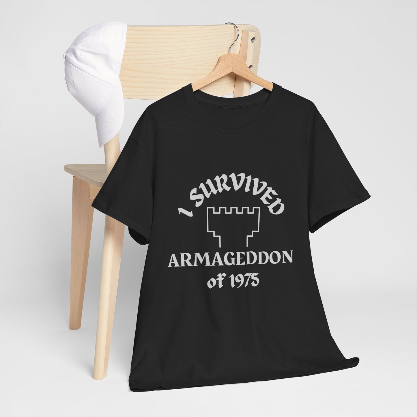 I Survived Armageddon of 1975 Ex JW Cult Survivor T Shirt, Apostate Pride Tee