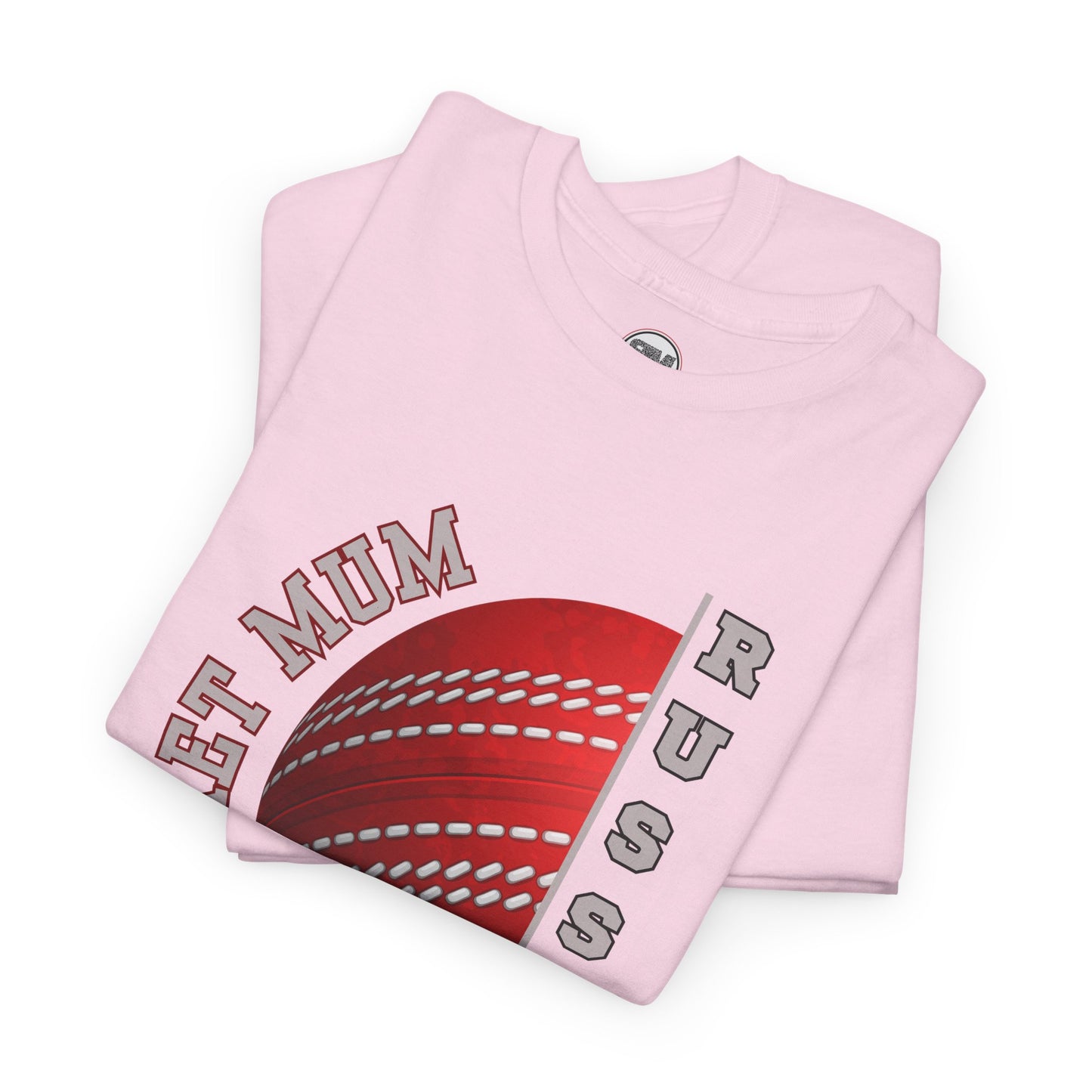 Personalised Cricket Mum T Shirt, Custom Name Gift for Cricket Loving Mothers