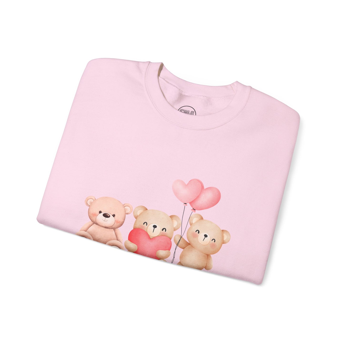 Teddy Bear Valentines Day Sweatshirt, Cute Valentine Pullover for Women
