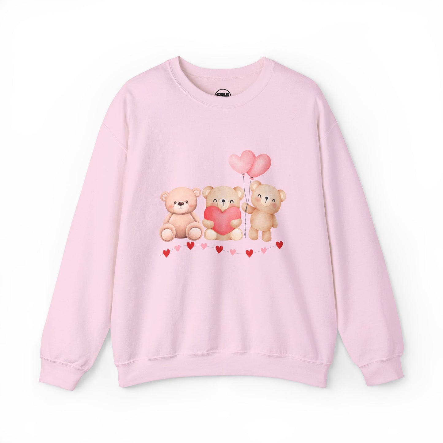 Teddy Bear Valentines Day Sweatshirt, Cute Valentine Pullover for Women