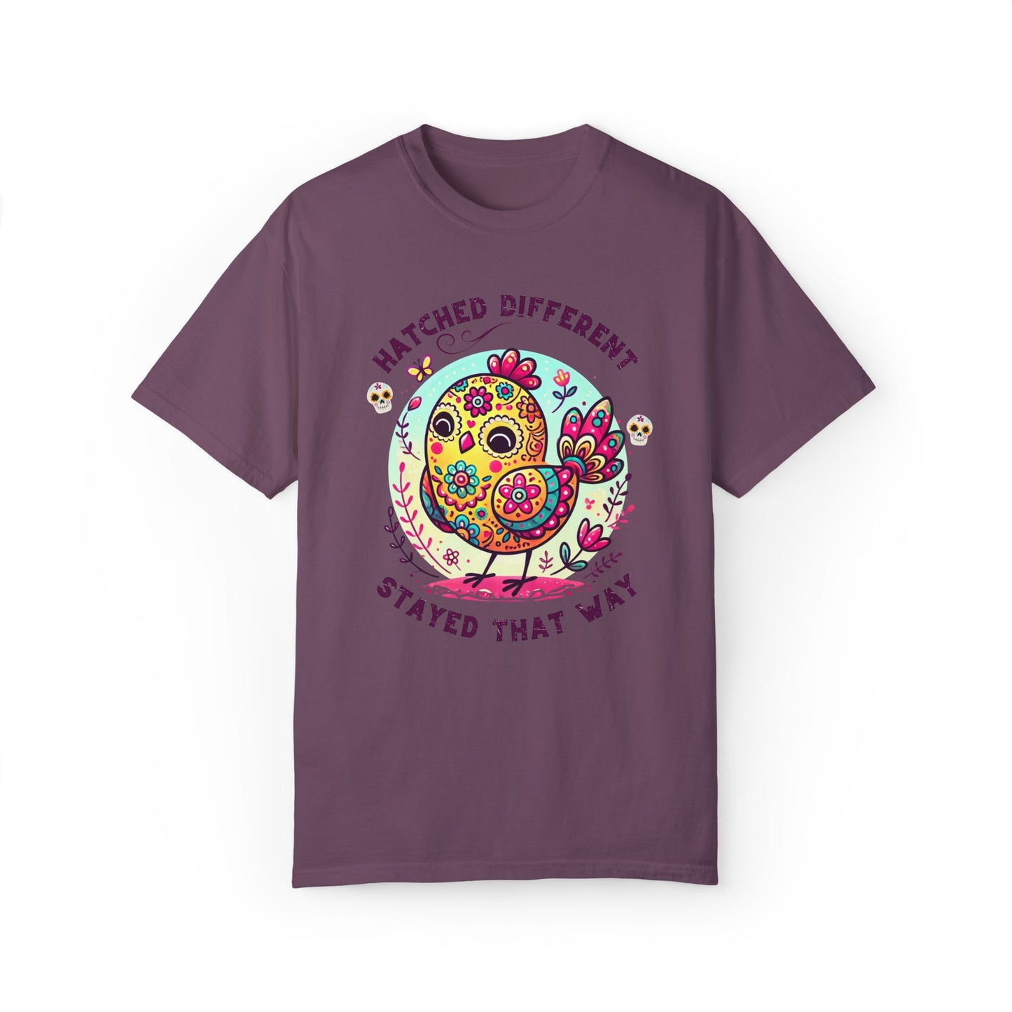 Just a Girl Who Loves Chickens Hens and Wildflowers T Shirt