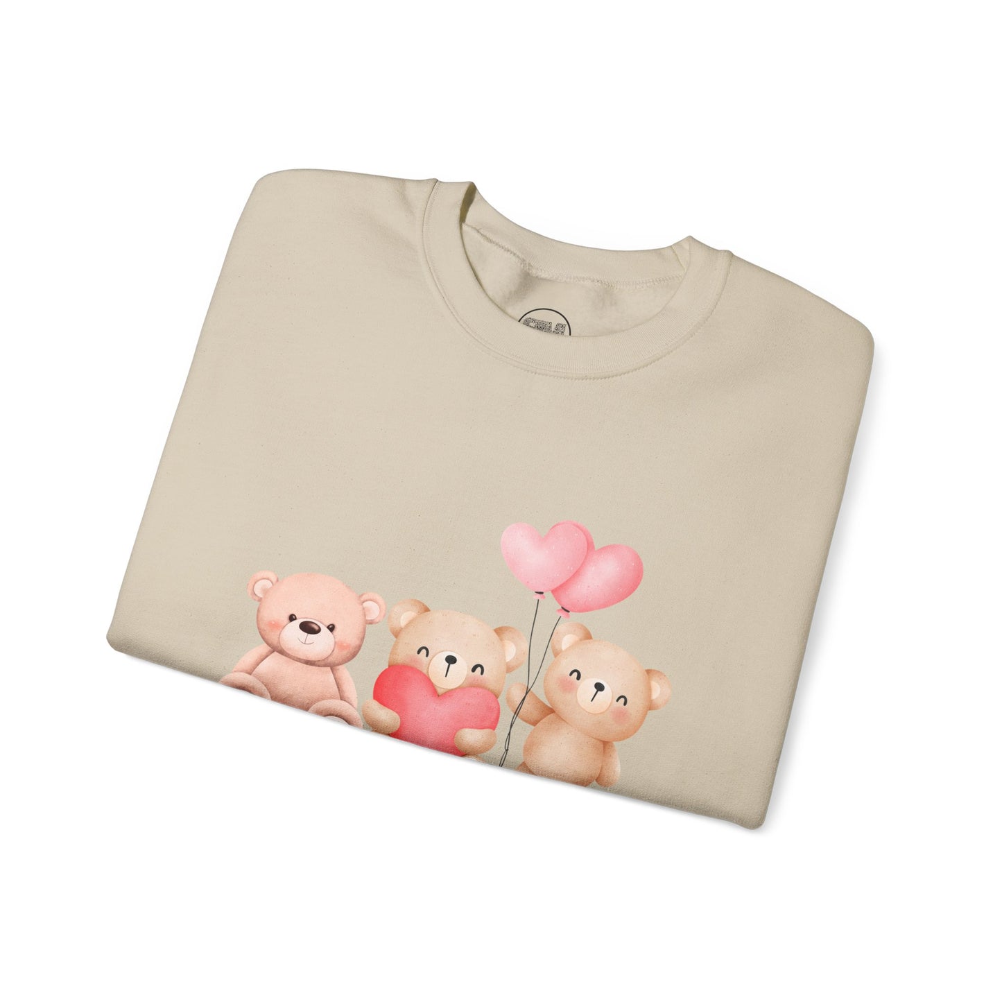 Teddy Bear Valentines Day Sweatshirt, Cute Valentine Pullover for Women