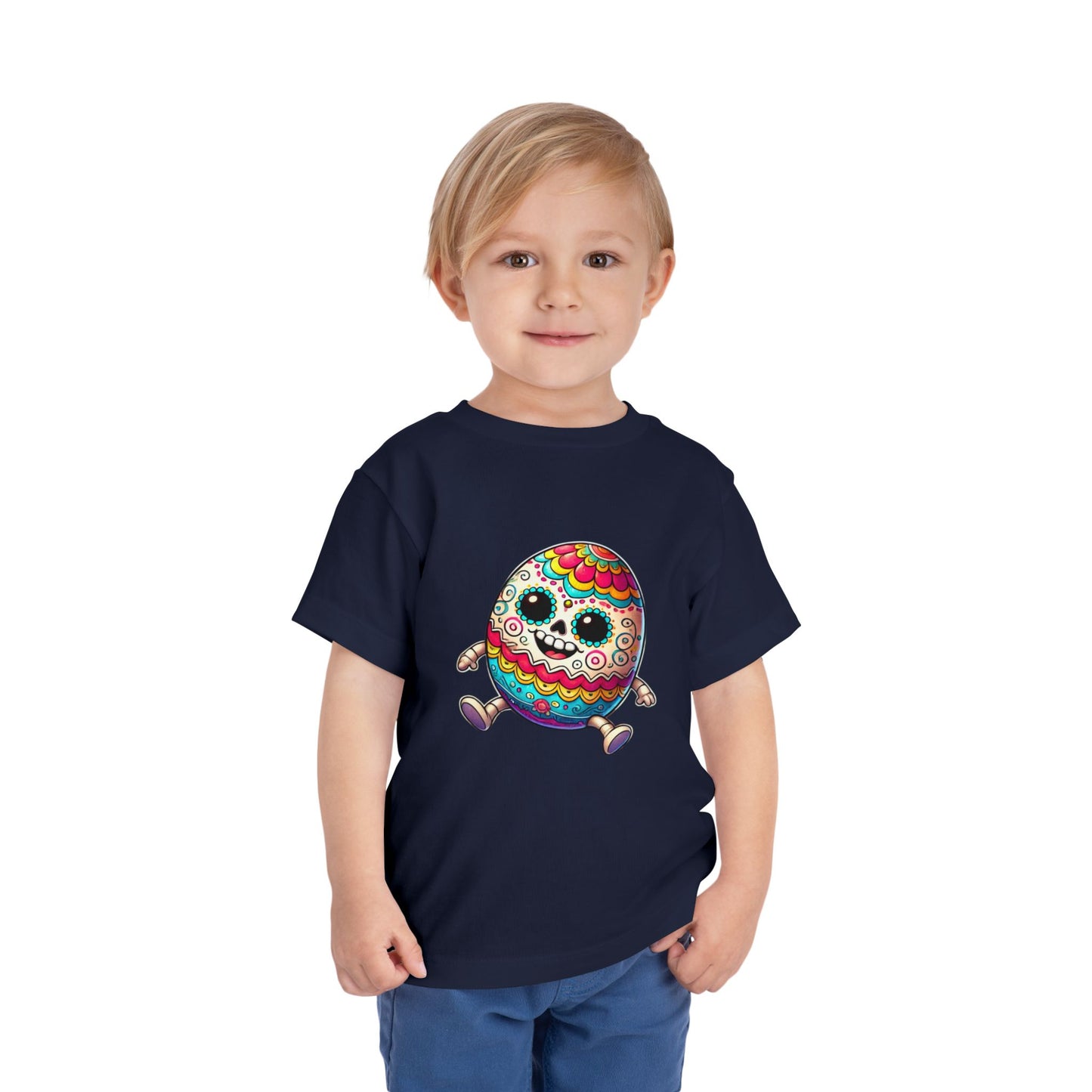 Calavera Sugar Skull Easter Egg Kid's Tshirt