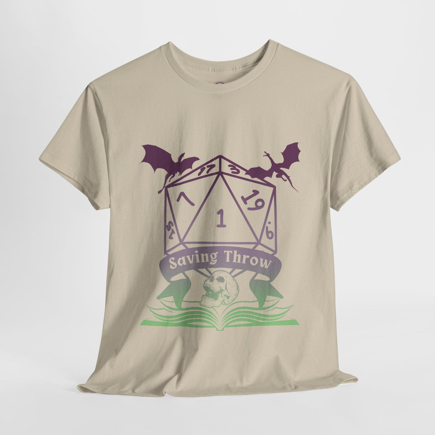 Dungeons and Dragons Saving Throw One DND Nerdy Unisex Thirt