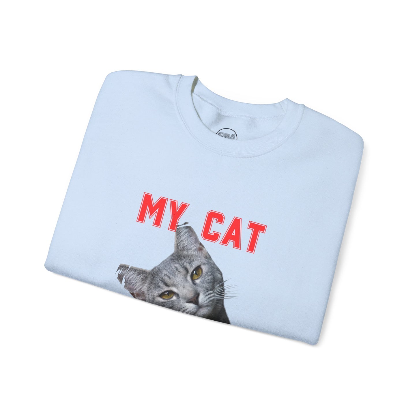 Custom My Cat or Dog Is My Valentine Sweatshirt, Personalized Pet Valentine Gift