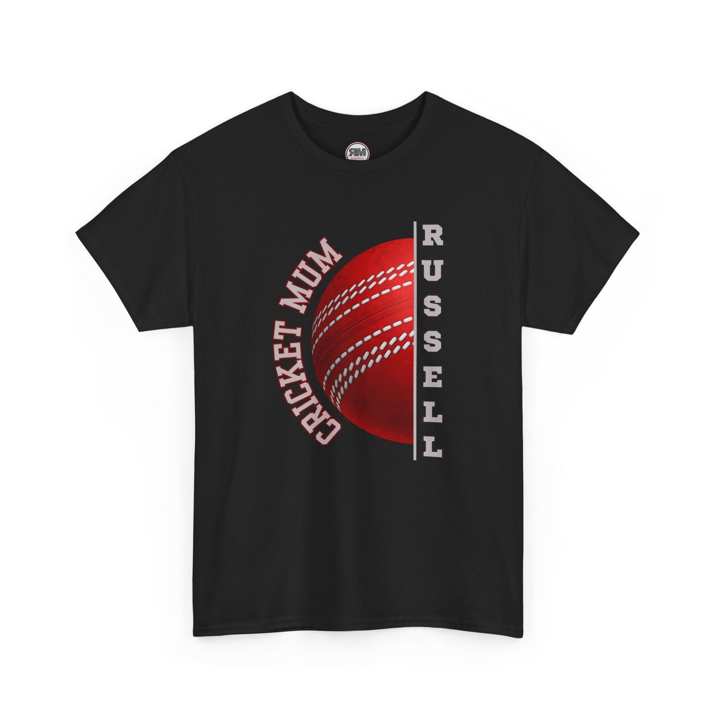 Personalised Cricket Mum T Shirt, Custom Name Gift for Cricket Loving Mothers