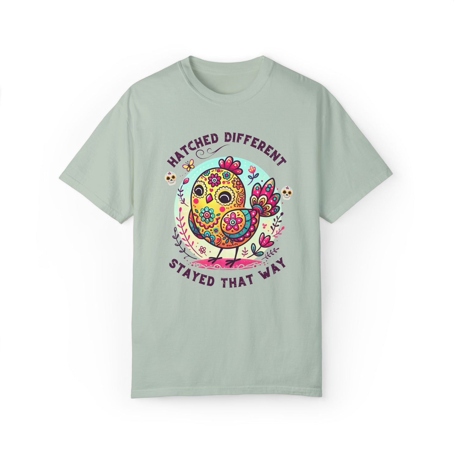 Just a Girl Who Loves Chickens Hens and Wildflowers T Shirt