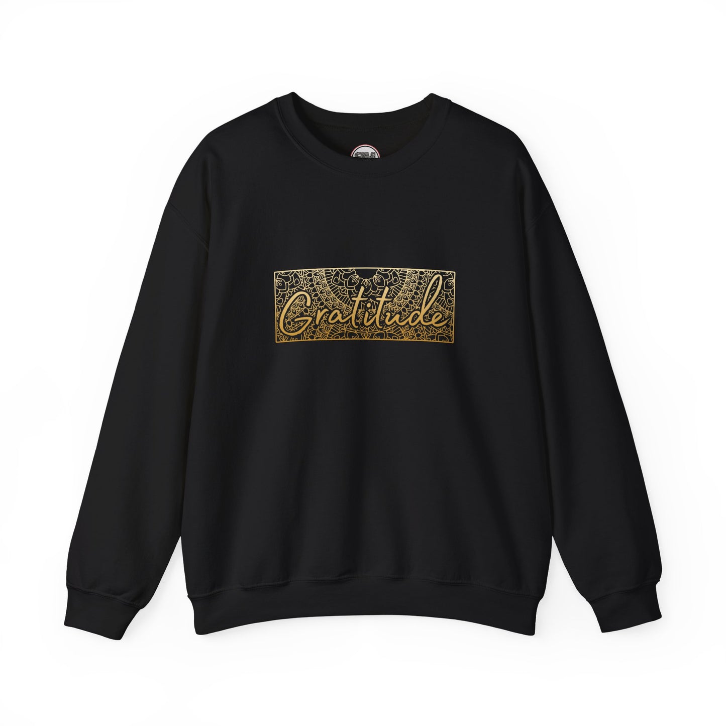 Gratitude Mandala Unisex Sweatshirt, Mindful Graphic Pullover