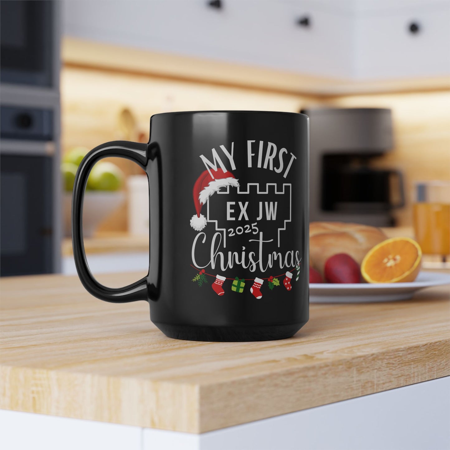 My First Ex JW Christmas Mug, Cult Survivor Gift in White or Black