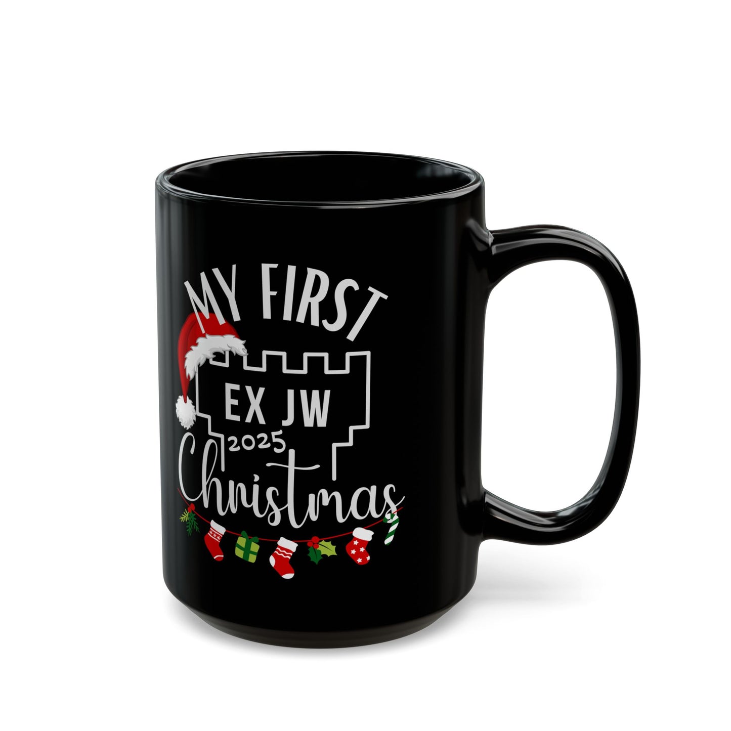 My First Ex JW Christmas Mug, Cult Survivor Gift in White or Black