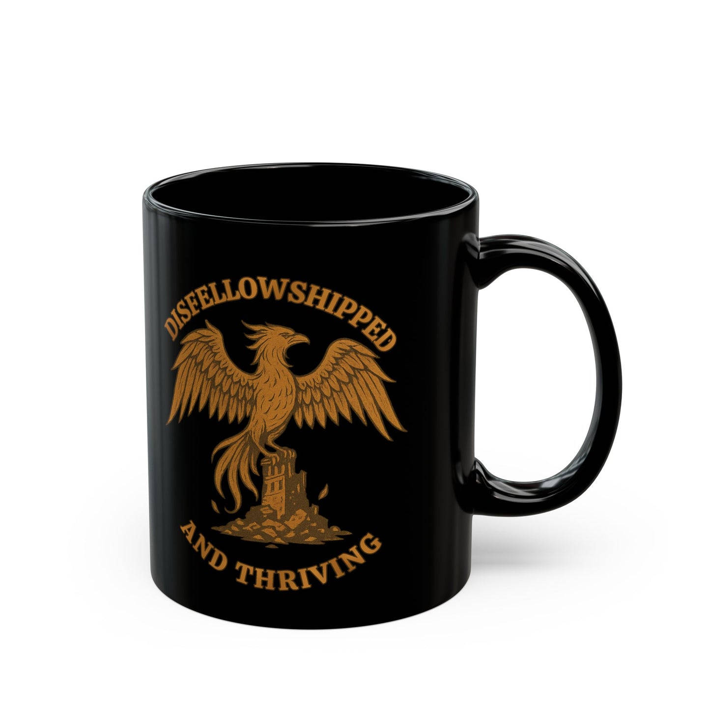 Disfellowshipped And Thriving Mug, Ex JW Cult Survivor Coffee Cup