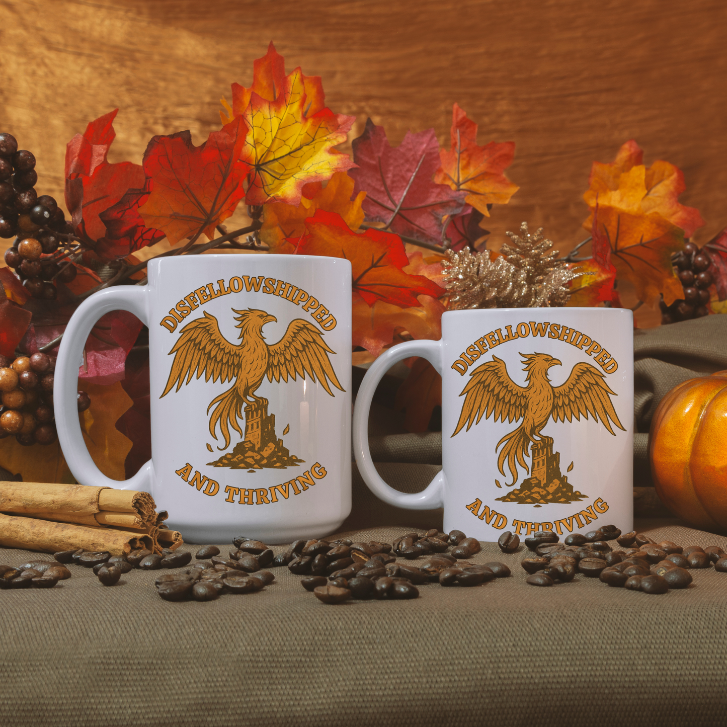 Disfellowshipped And Thriving Mug, Ex JW Cult Survivor Coffee Cup