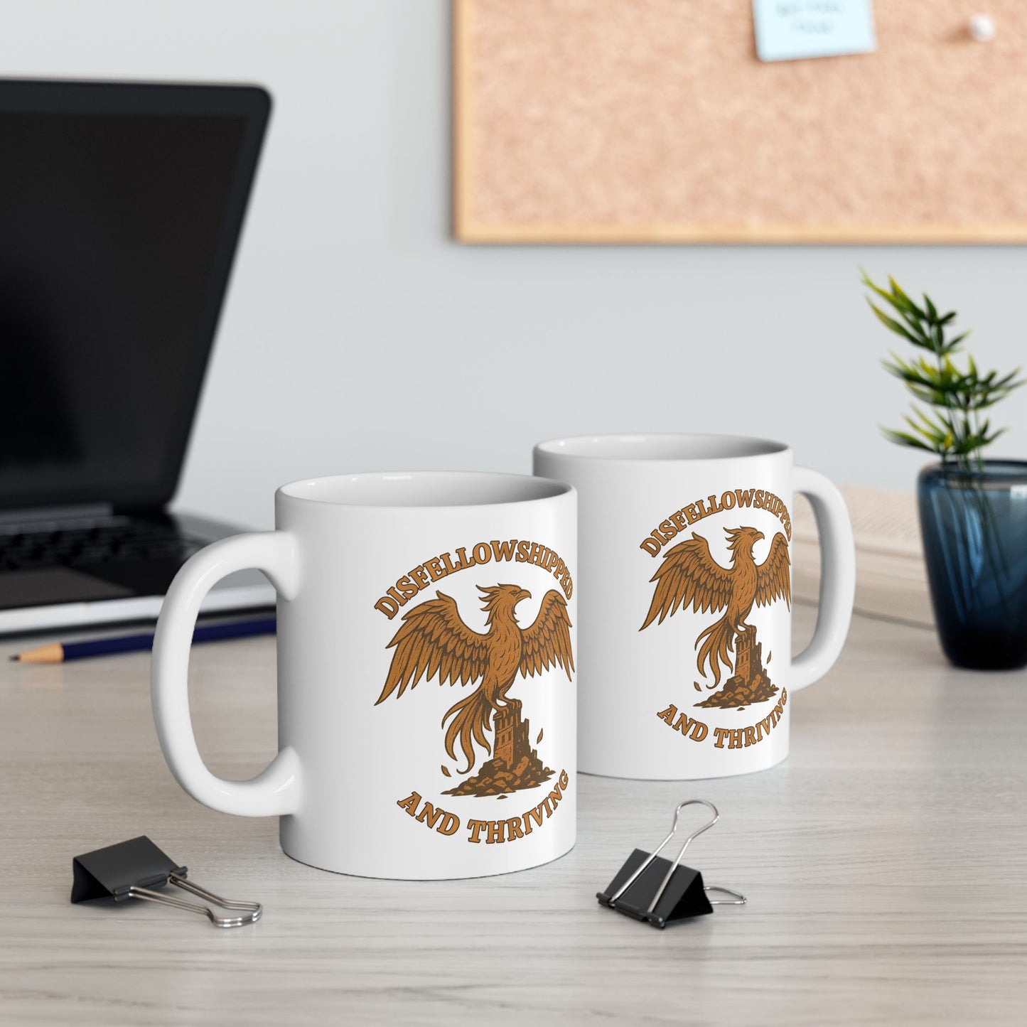 Disfellowshipped And Thriving Mug, Ex JW Cult Survivor Coffee Cup