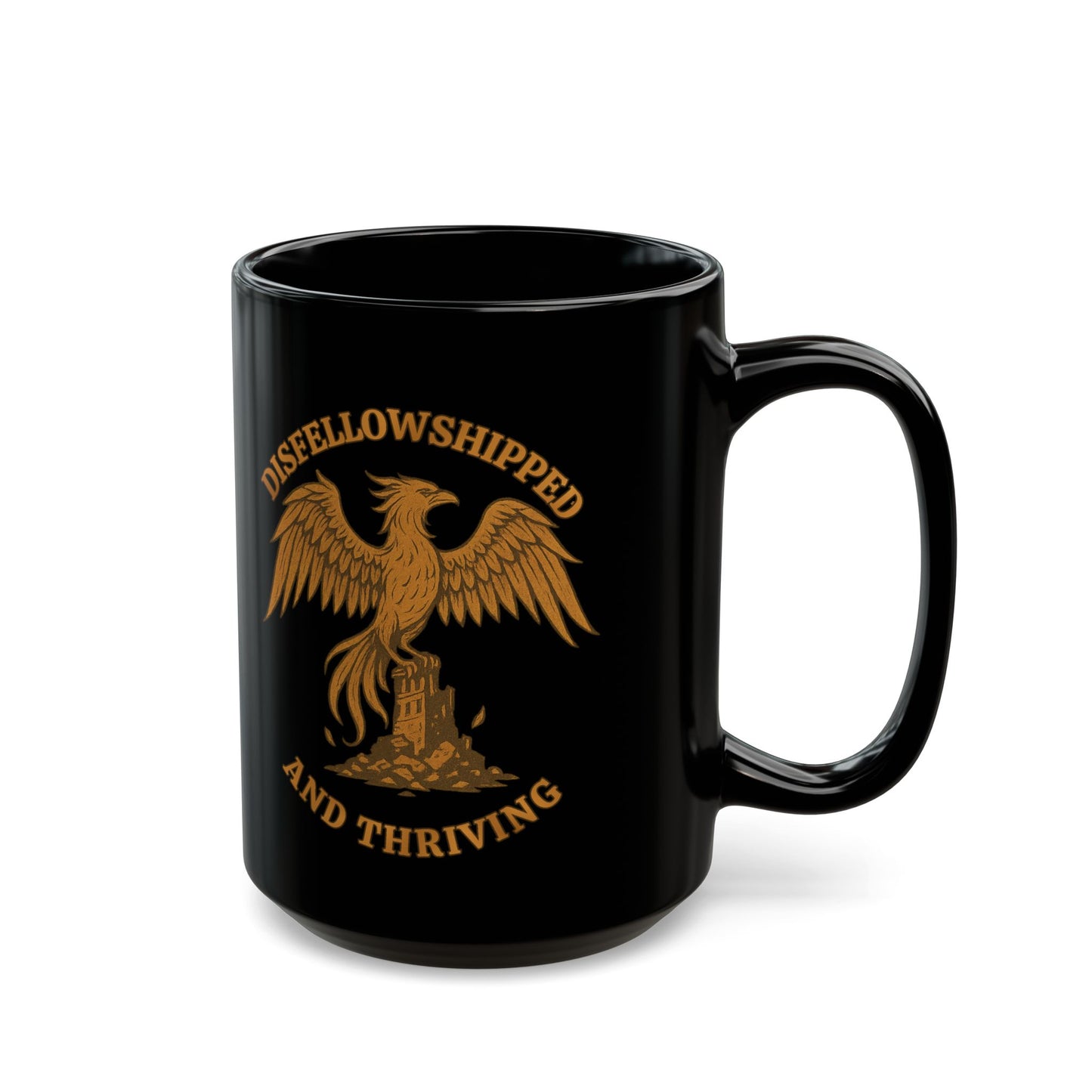 Disfellowshipped And Thriving Mug, Ex JW Cult Survivor Coffee Cup