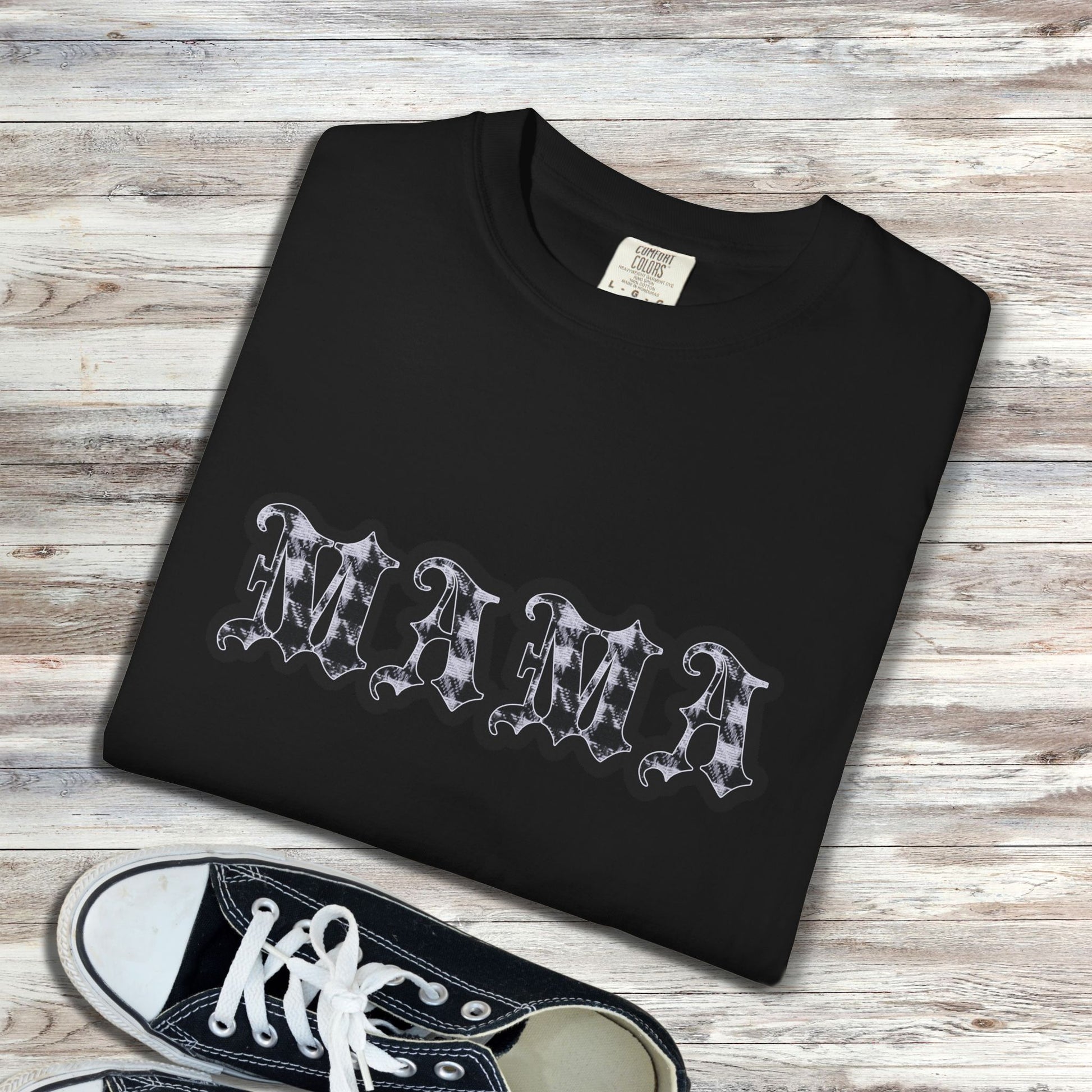 Edgy Goth Mama Tshirt Printify
