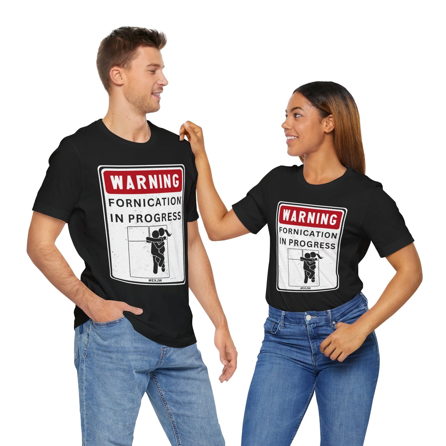 Camiseta unisex de superviviente de culto con advertencia de ex testigo de Jehová: fornicación en curso | Camiseta unisex de ex testigo de Jehová | Idea de regalo para ex testigo de Jehová