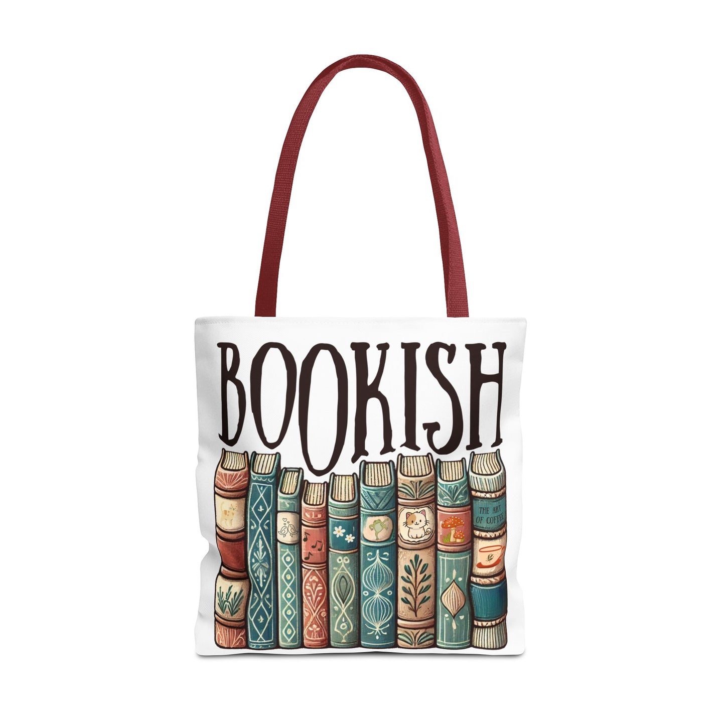 Bookish Library Tote Bag for Literary Bookworms