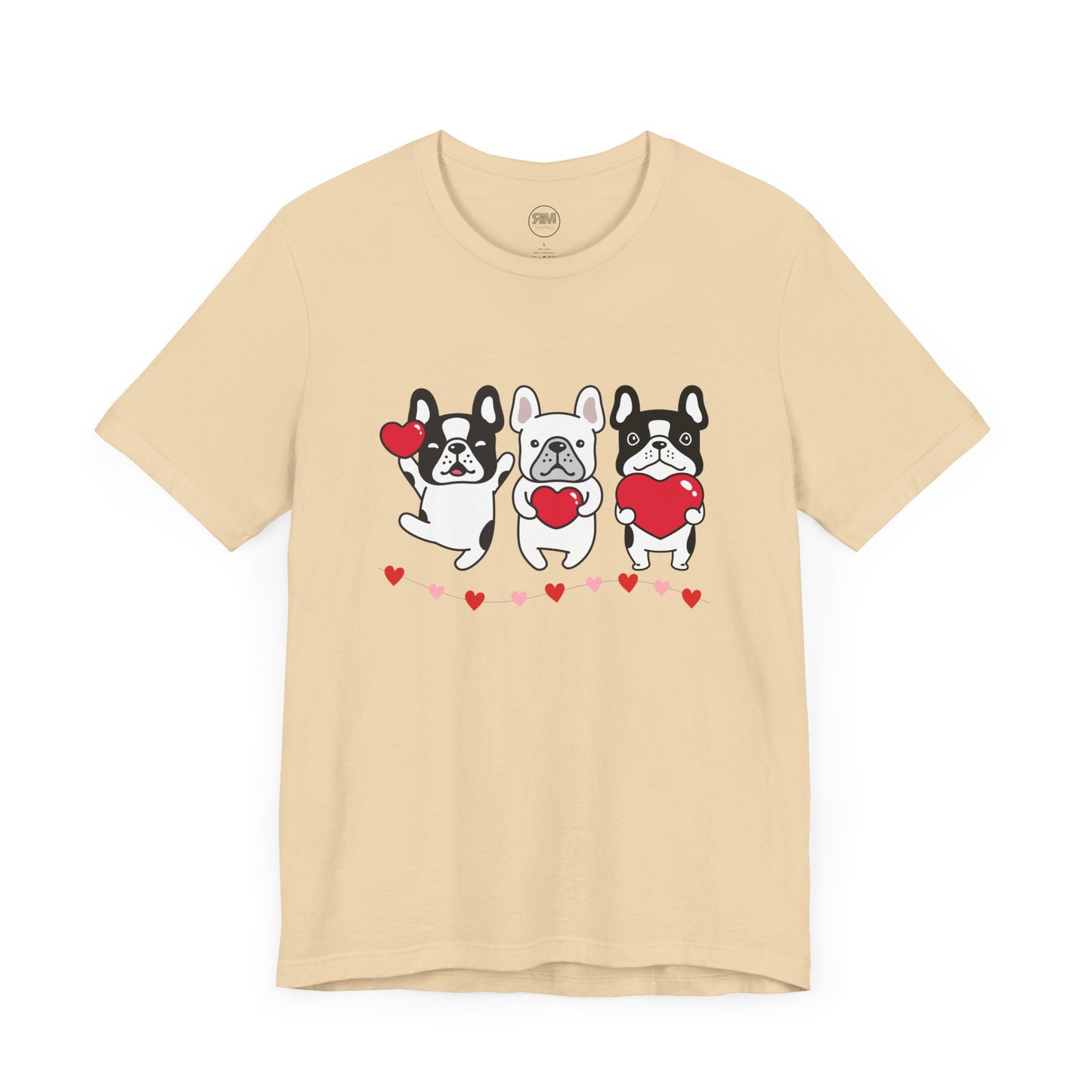 French Bulldogs Valentines Day T Shirt, Cute Frenchie Love Tee