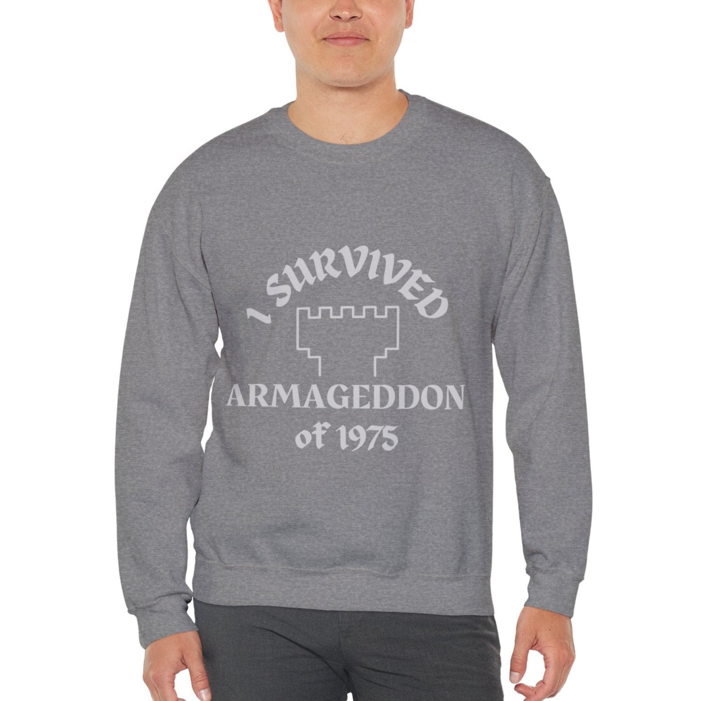 I Survived Armageddon of 1975 Ex JW Unisex Cult Survivor Sweathirt