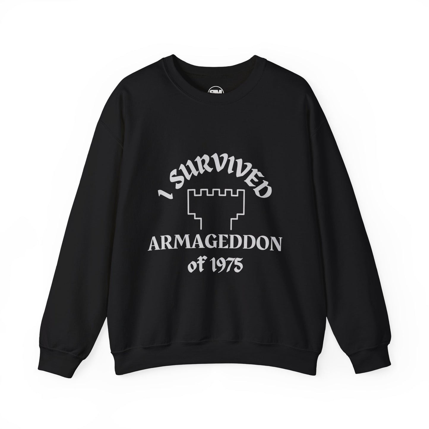 ex jw survived armageddon black sweatshirt front