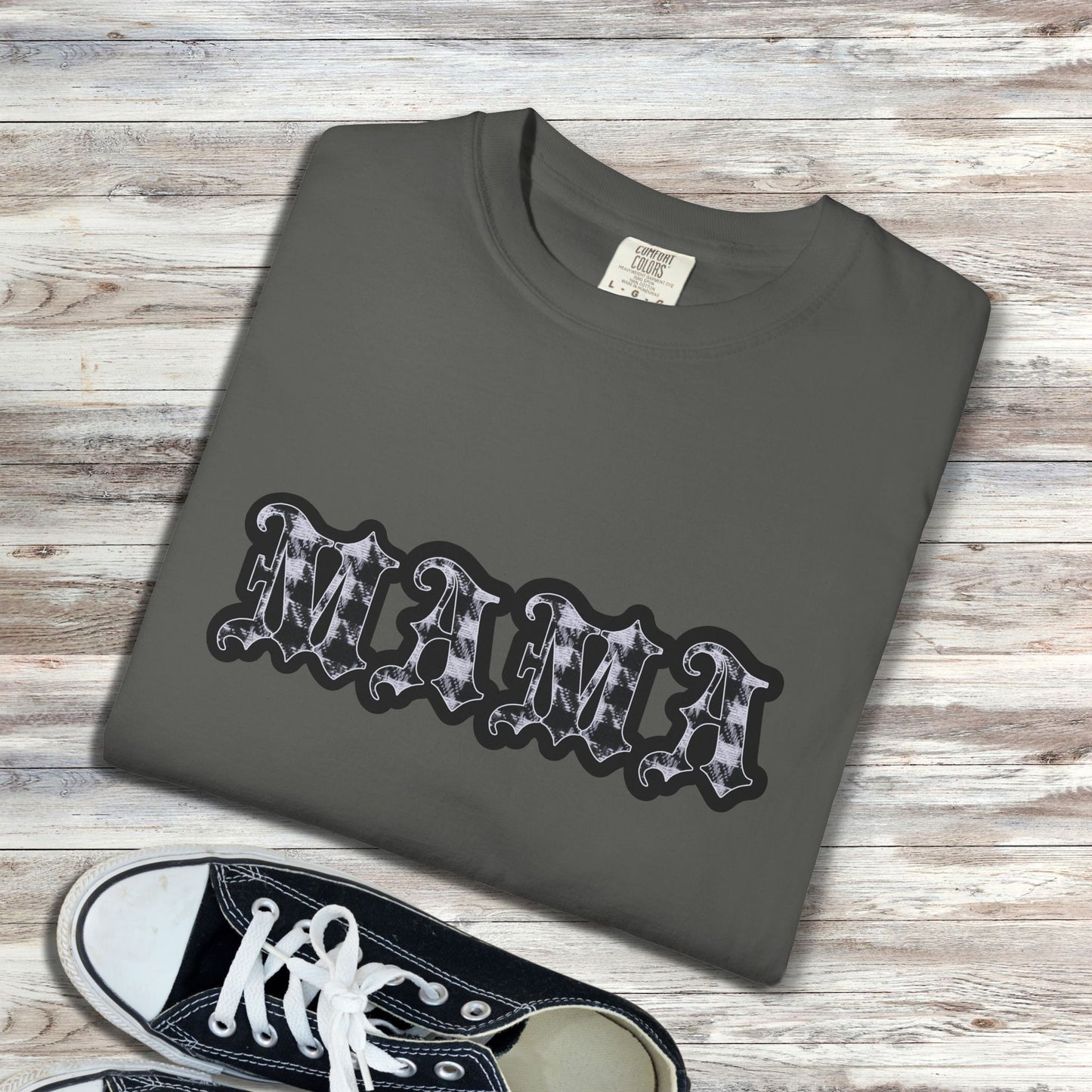 Edgy Goth Mama Tshirt Printify