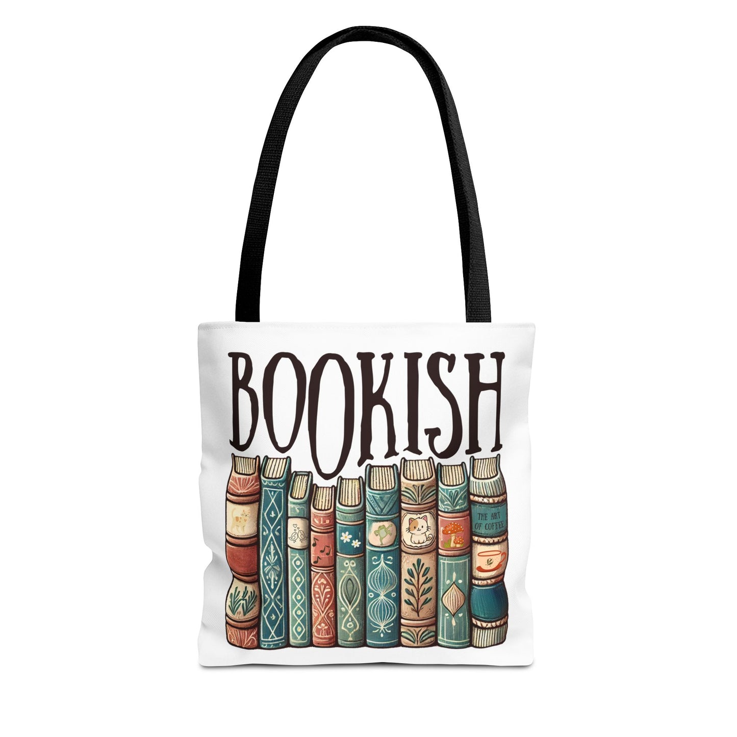 Bookish Library Tote Bag for Literary Bookworms