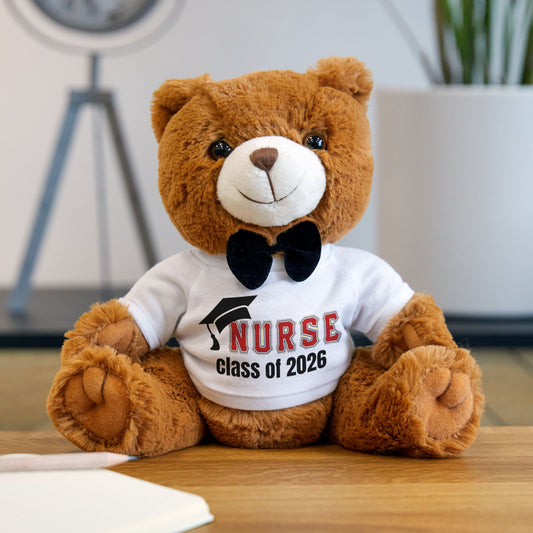 Nurse Graduation Class of 2026 Teddy Bear Plush Gift Printify
