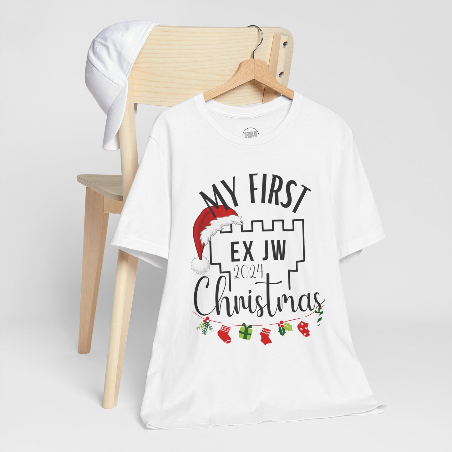 My First Ex JW Christmas Shirt, My First Christmas t-shirt, Cute Christmas Shirt, Christmas Gift, Unisex Christmas Tee in 2 Colors