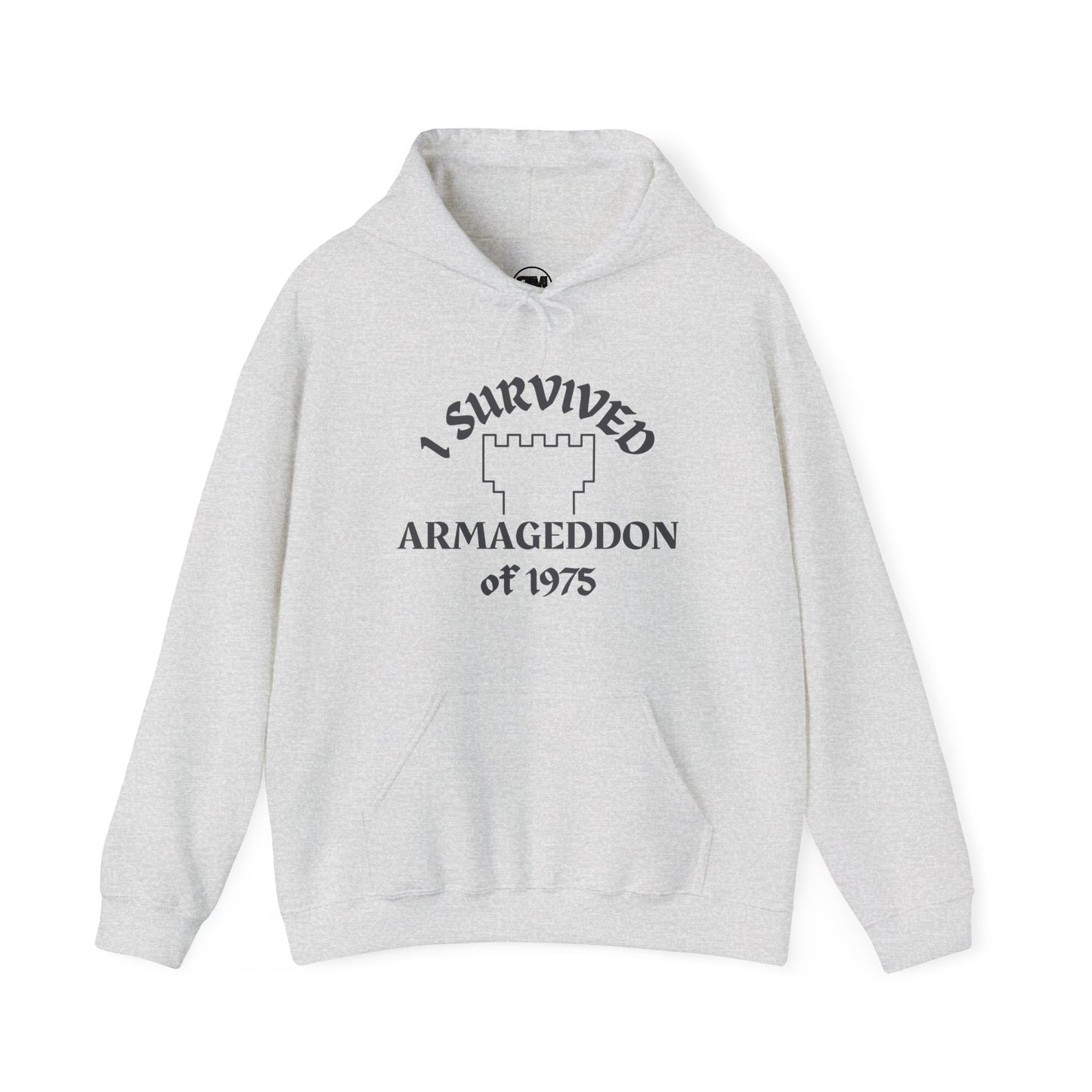 Sobreviví al Armagedón de 1975 Sudadera unisex con capucha de ex testigo de Jehová