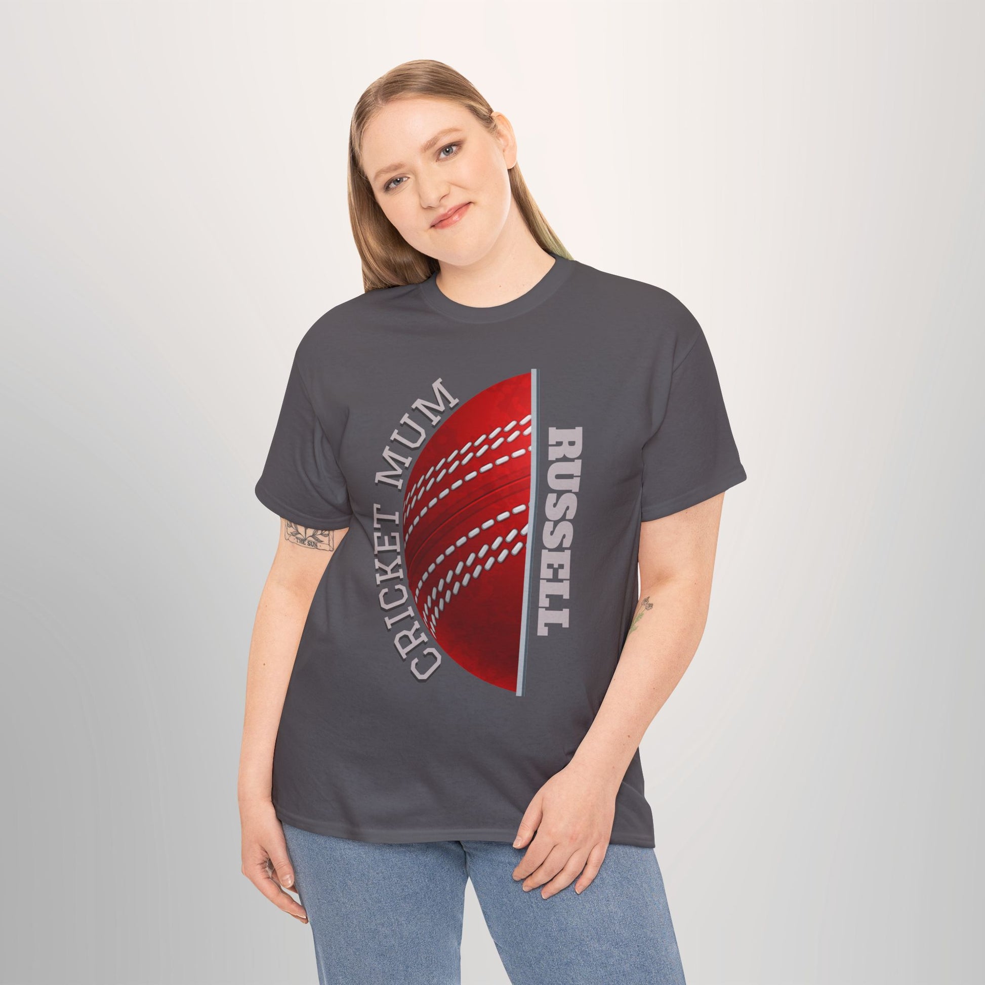 Cricket Mum Personalised T-Shirt Tee | Custom Name Mother's Day Gift Printify