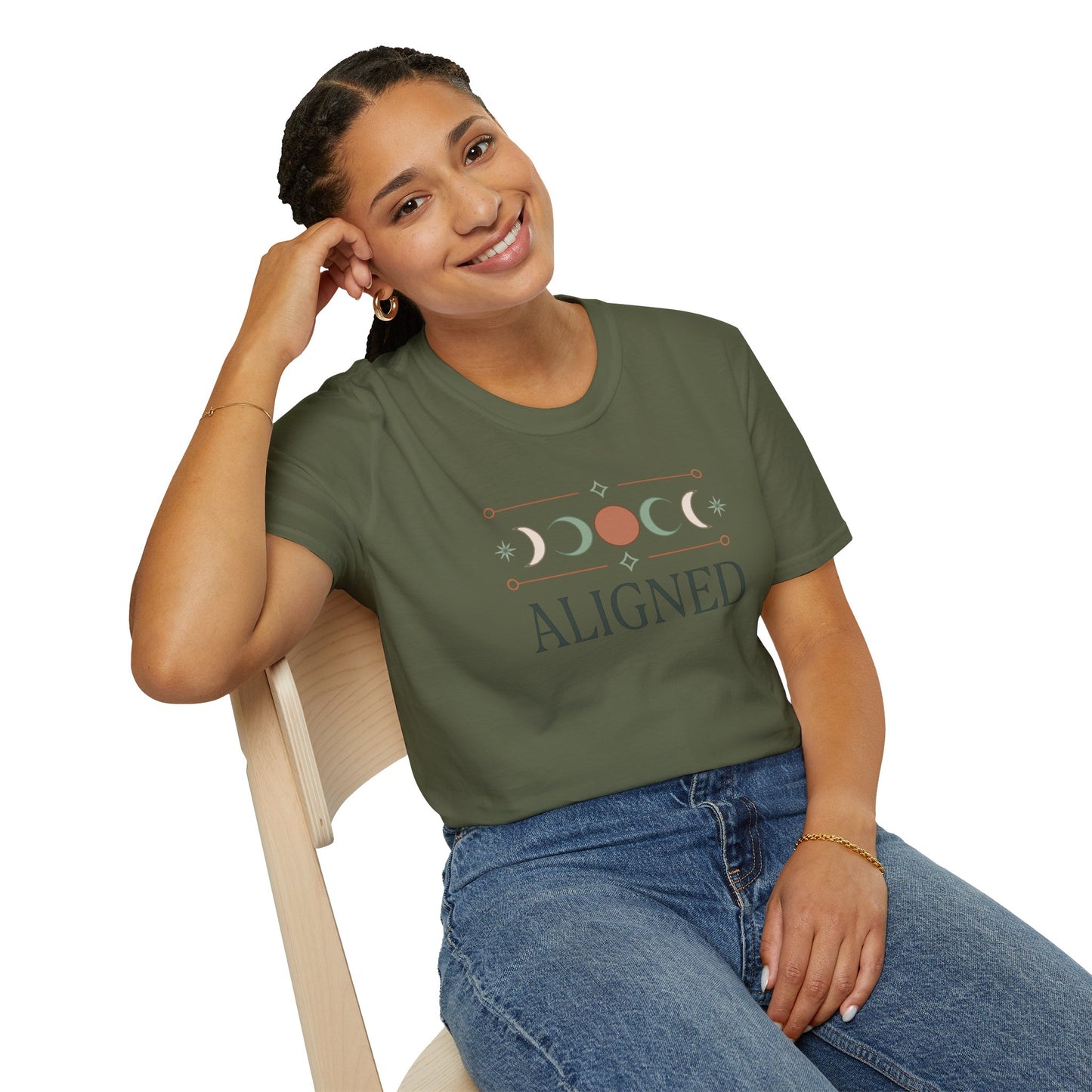 Aligned Moon Phase Unisex Tee