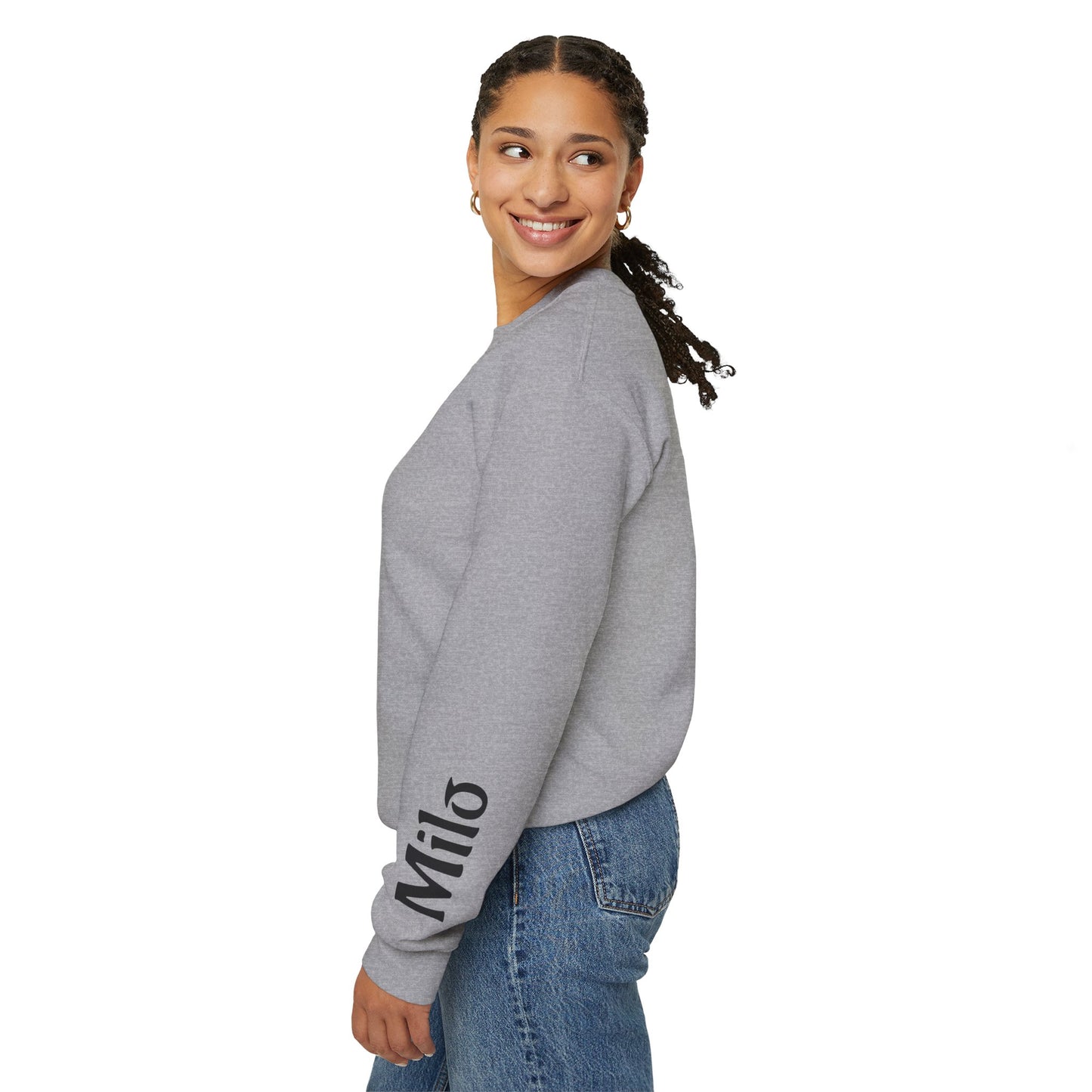 My Cat Valentine Sweatshirt – Custom Pet Photo for Cat Lovers Printify