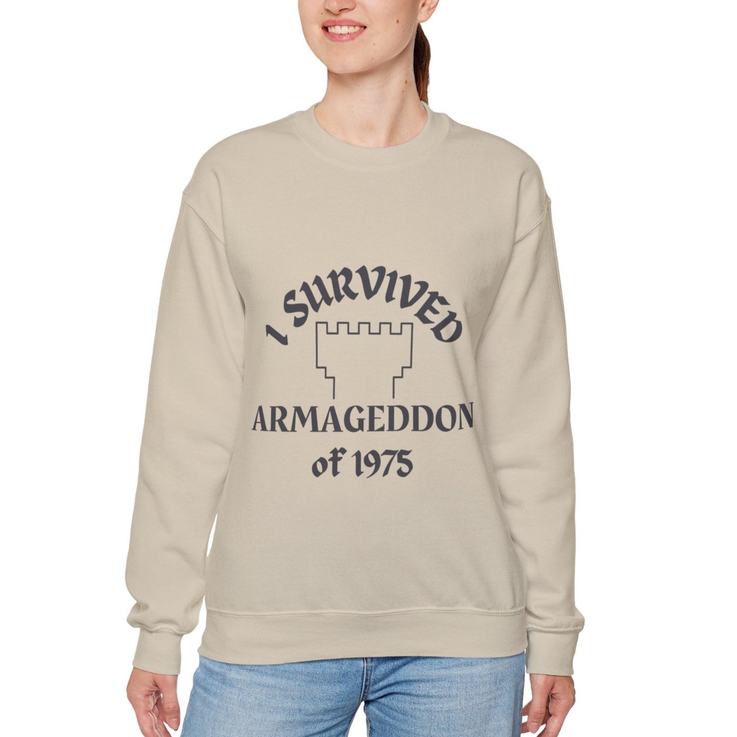 Sobreviví al Armagedón de 1975 Sudadera unisex de culto ex testigo de Jehová