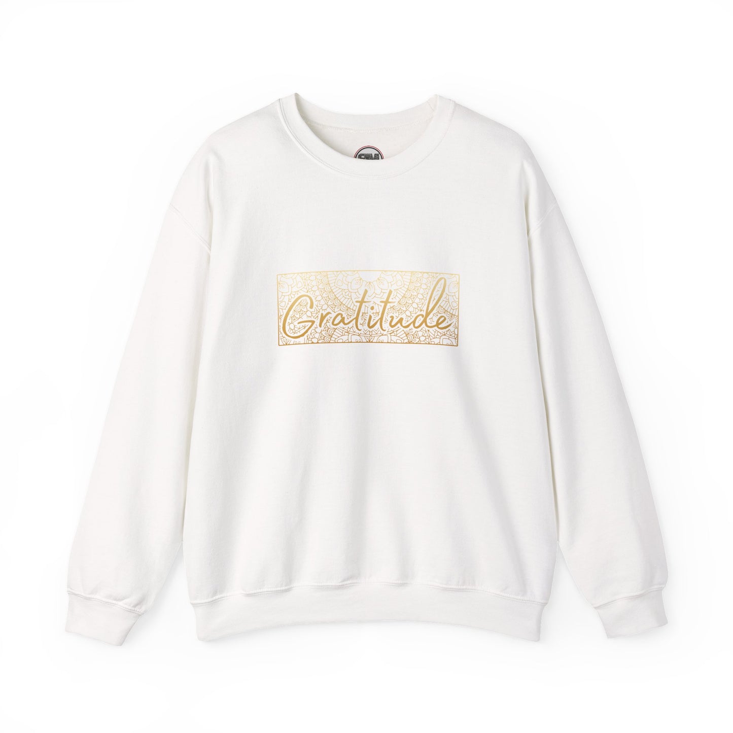Gratitude Mandala Unisex Sweatshirt, Mindful Graphic Pullover