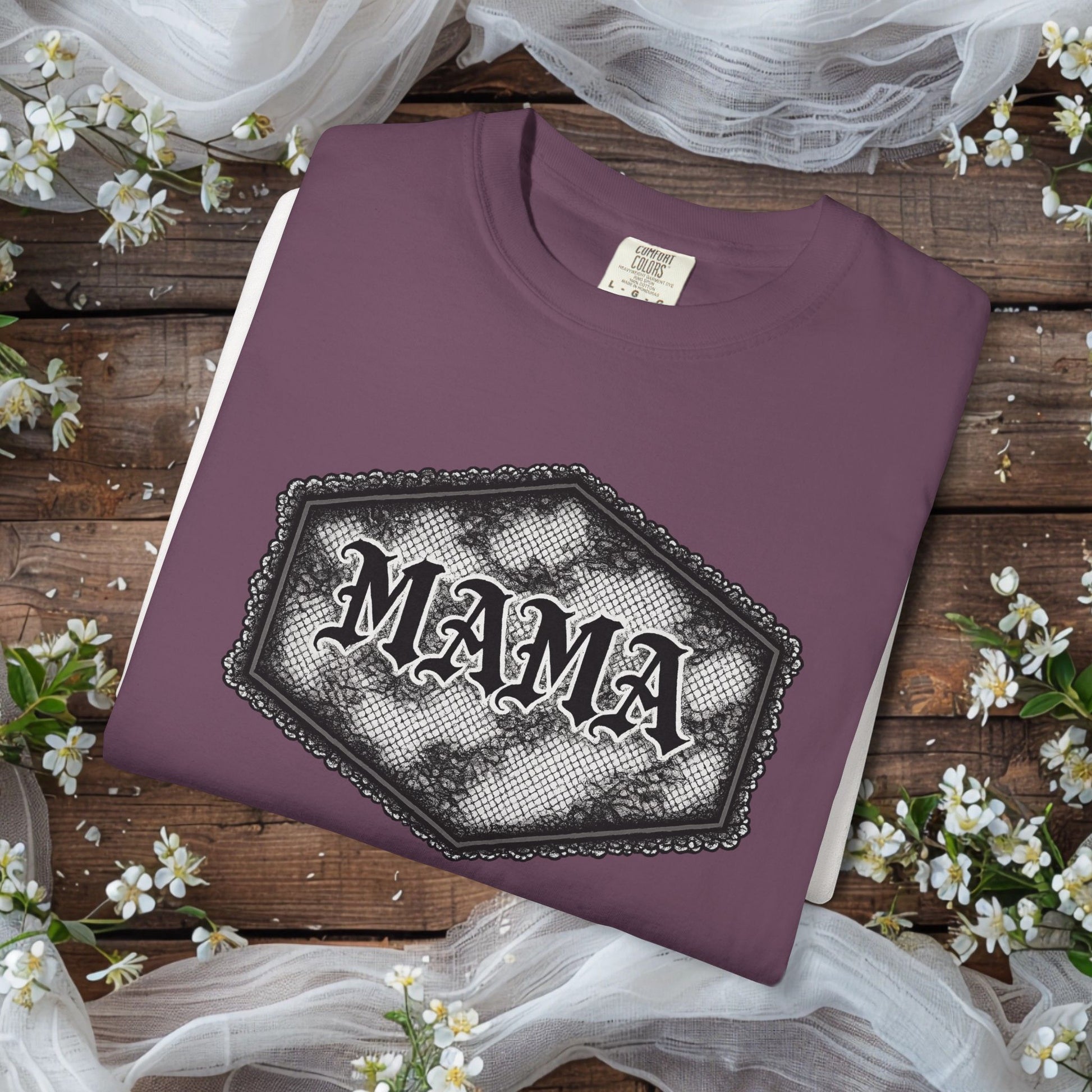 Lace Goth Mama Tshirt Printify