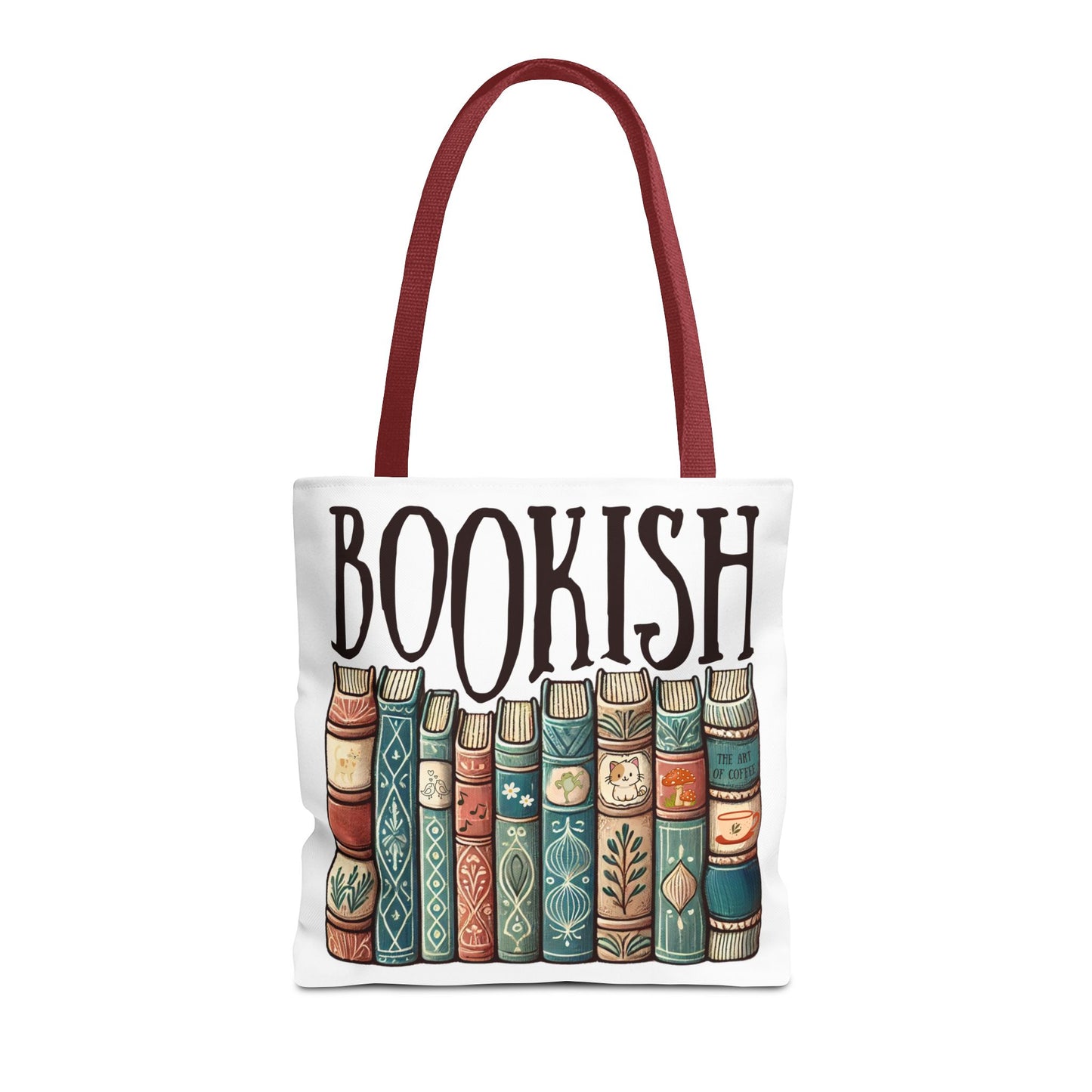 Bookish Library Tote Bag for Literary Bookworms