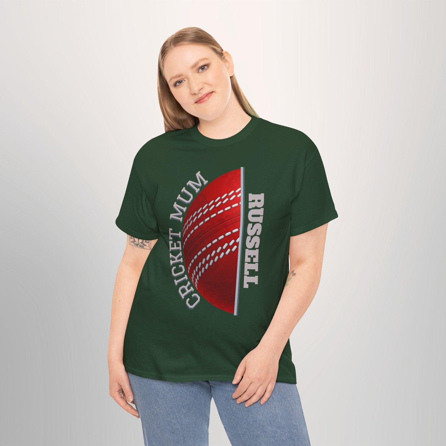 Cricket Mum Personalised T-Shirt Tee | Custom Name Mother's Day Gift Printify