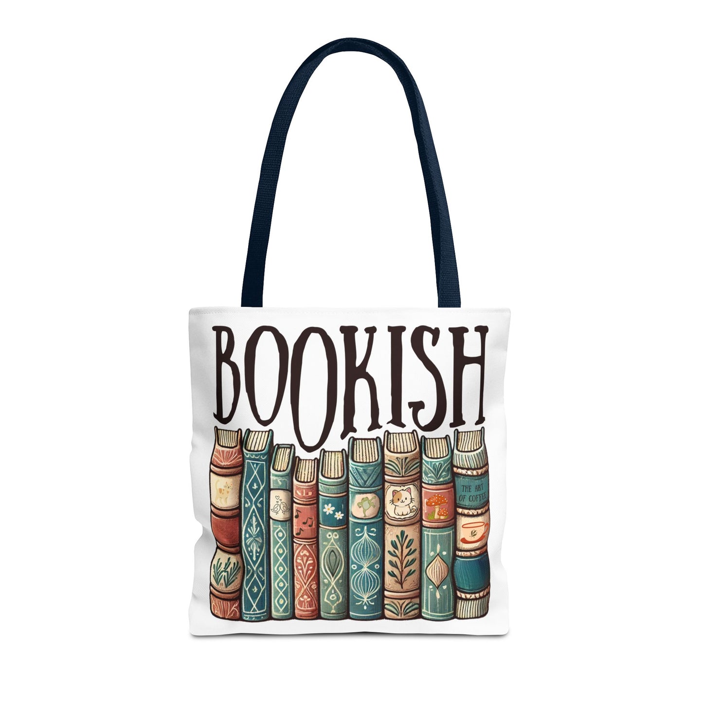 Bookish Library Tote Bag for Literary Bookworms