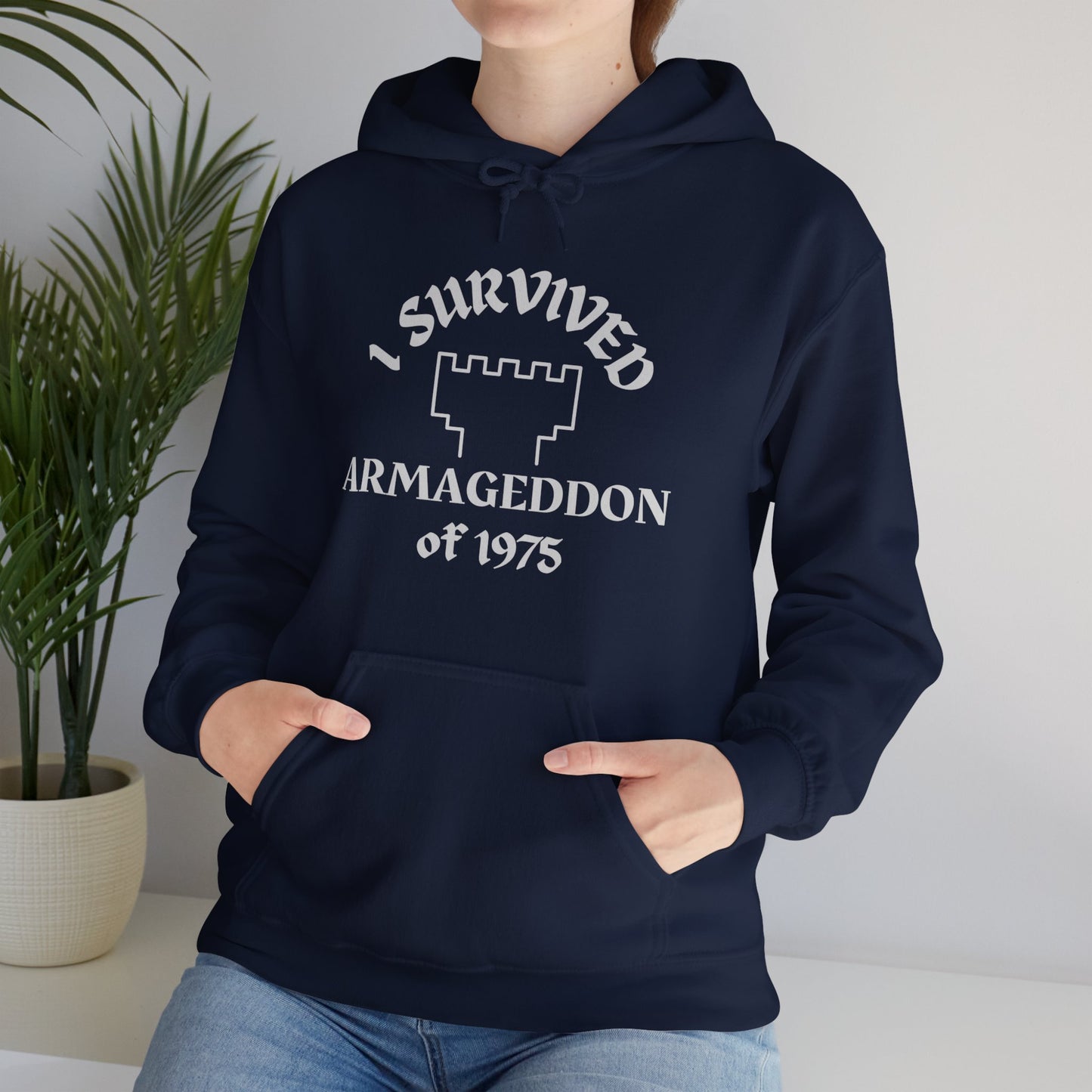 I Survived Armageddon of 1975 Ex JW Unisex Cult Survivor Hoodie